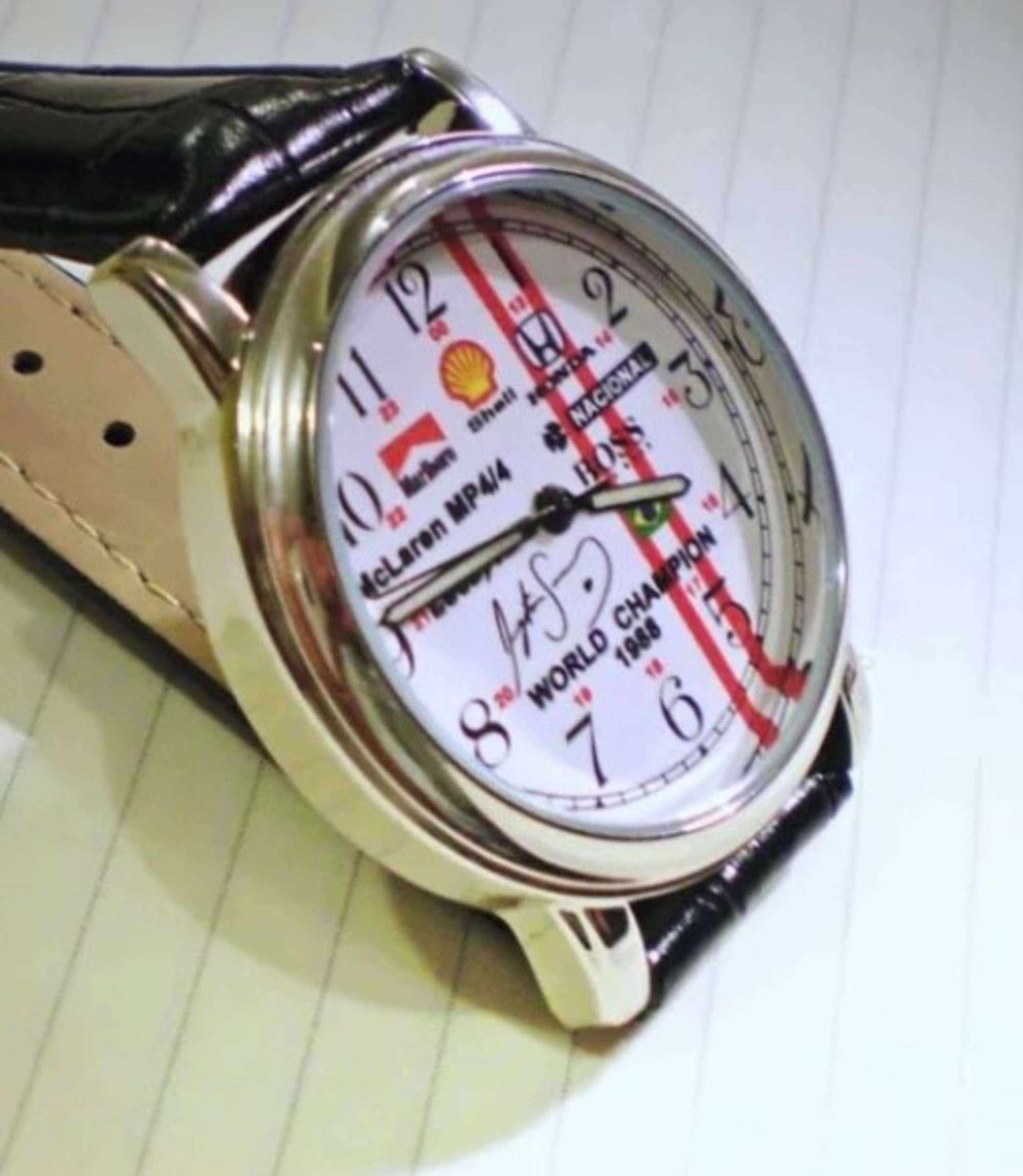 A Contemporary Ayrton Senna 1988 F1 World Championship Homag-Sold