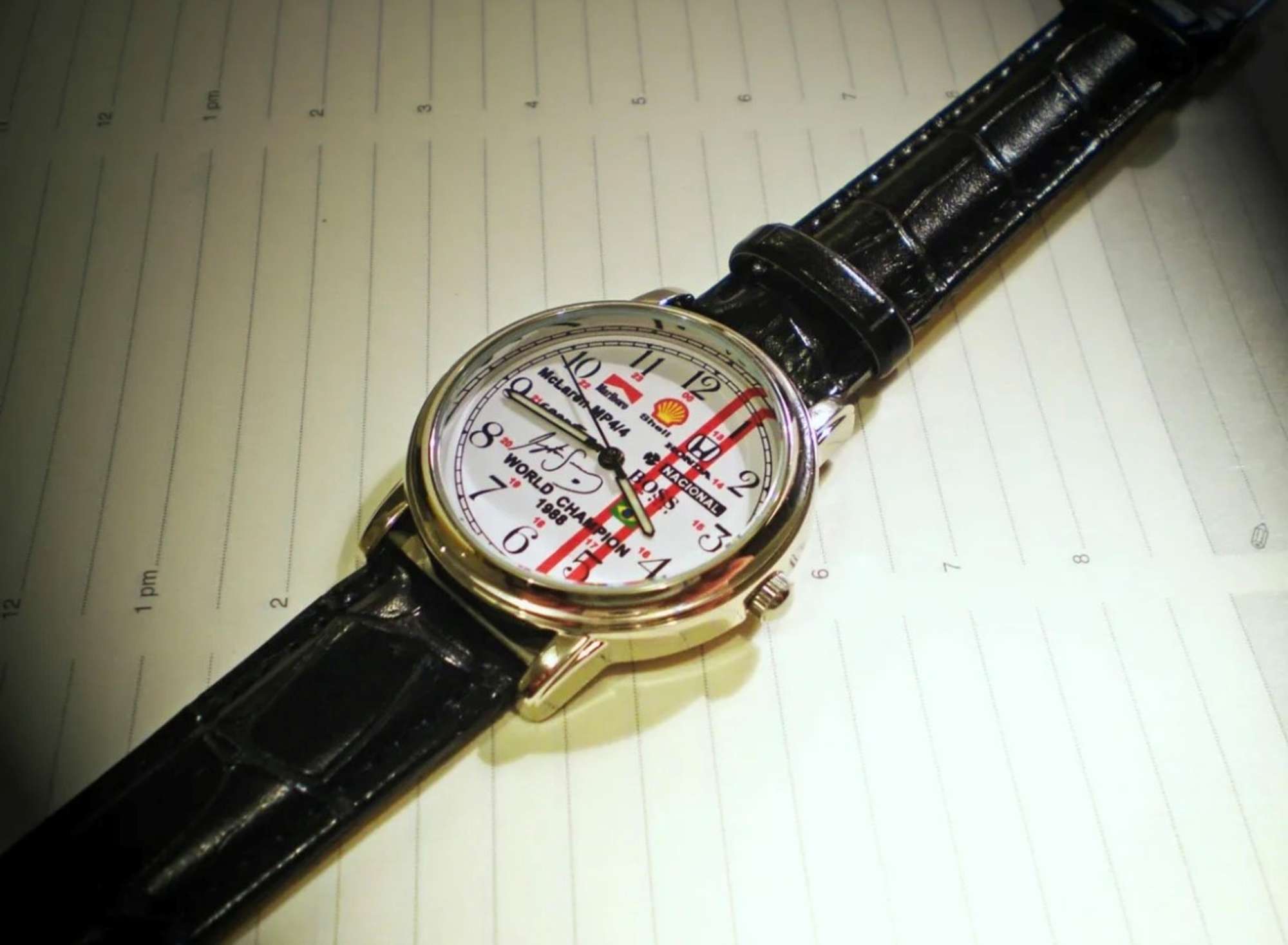 A Contemporary Ayrton Senna 1988 F1 World Championship Homag-Sold