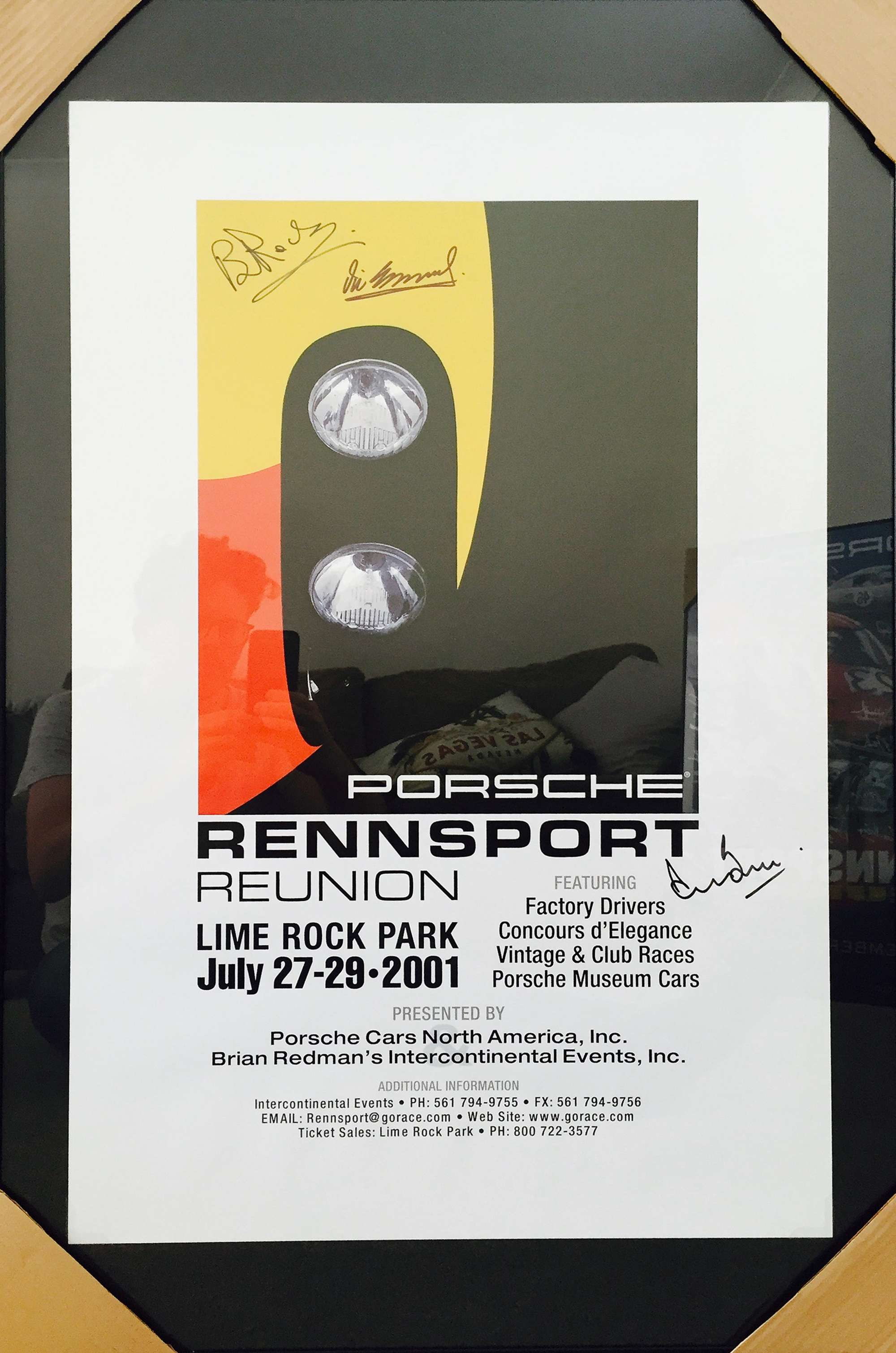 Porsche 'Rennsport Reunion' Set of Five Multi-Signed Origina-Sold