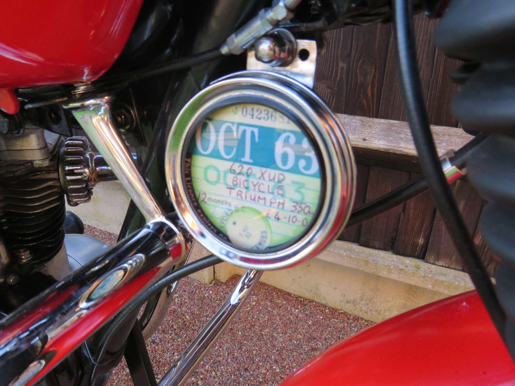 1962 Triumph 3TA Twenty One 348cc-Sold