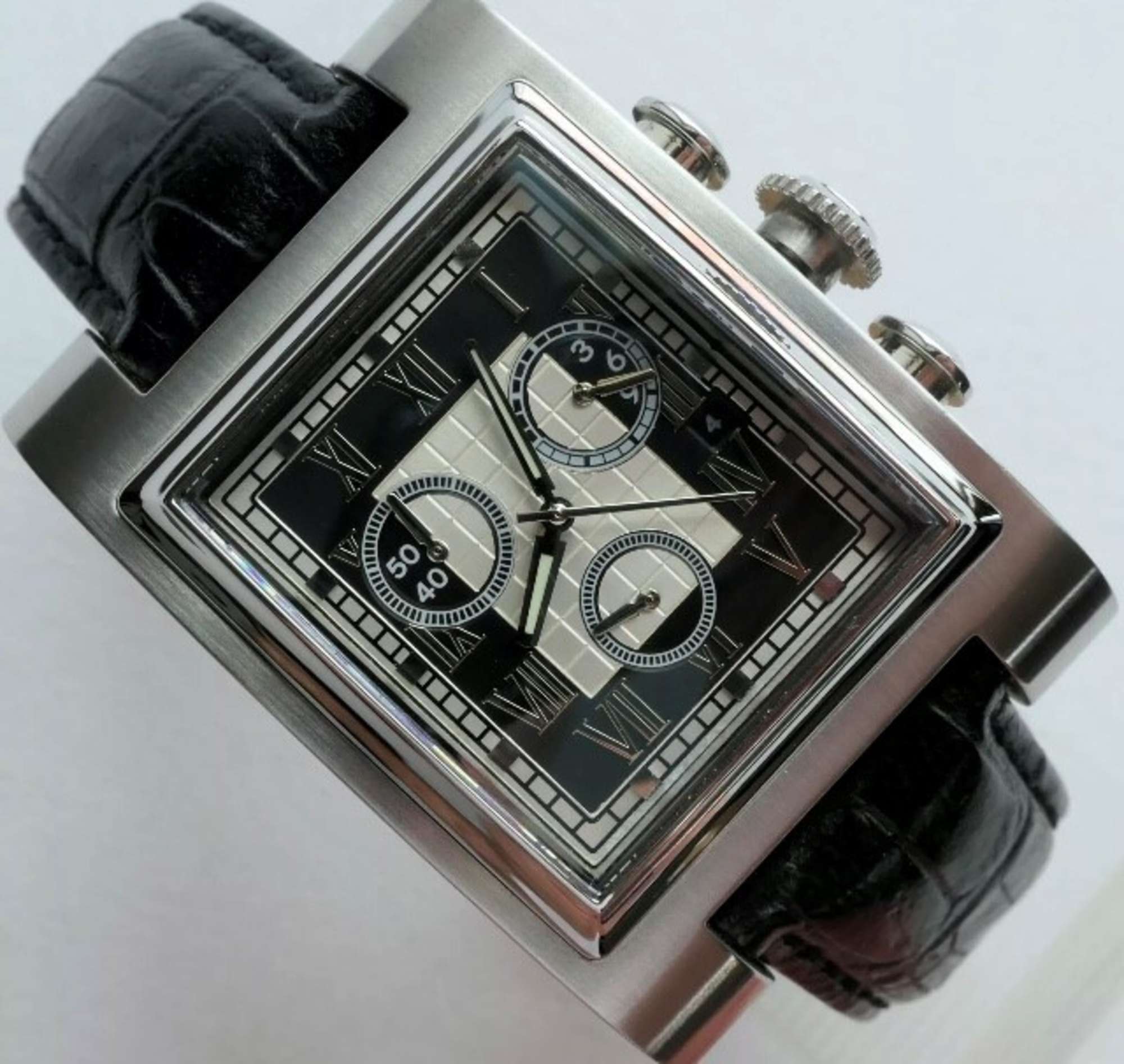 Mercedes-Benz Leather Strapped Chronograph Wristwatch-Auction Lot