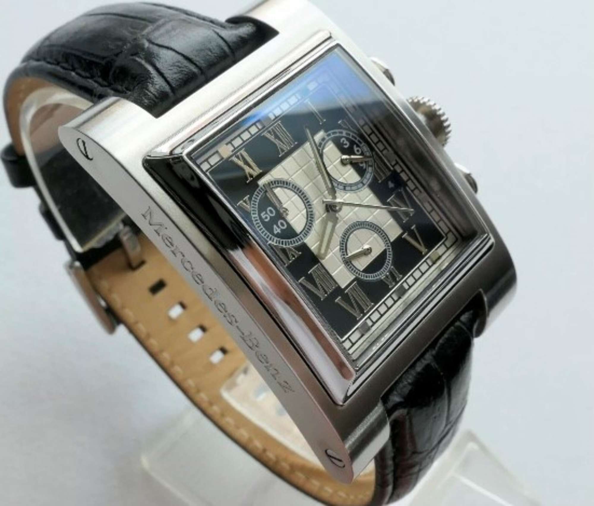 Mercedes-Benz Leather Strapped Chronograph Wristwatch-Auction Lot