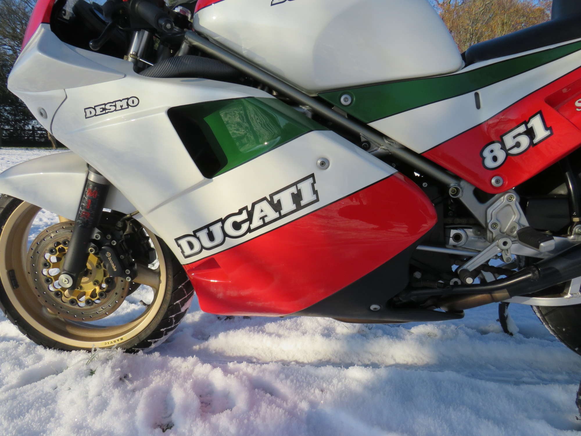 1988 Ducati 851S Kit Bike Tricolore 888cc-Auction Lot