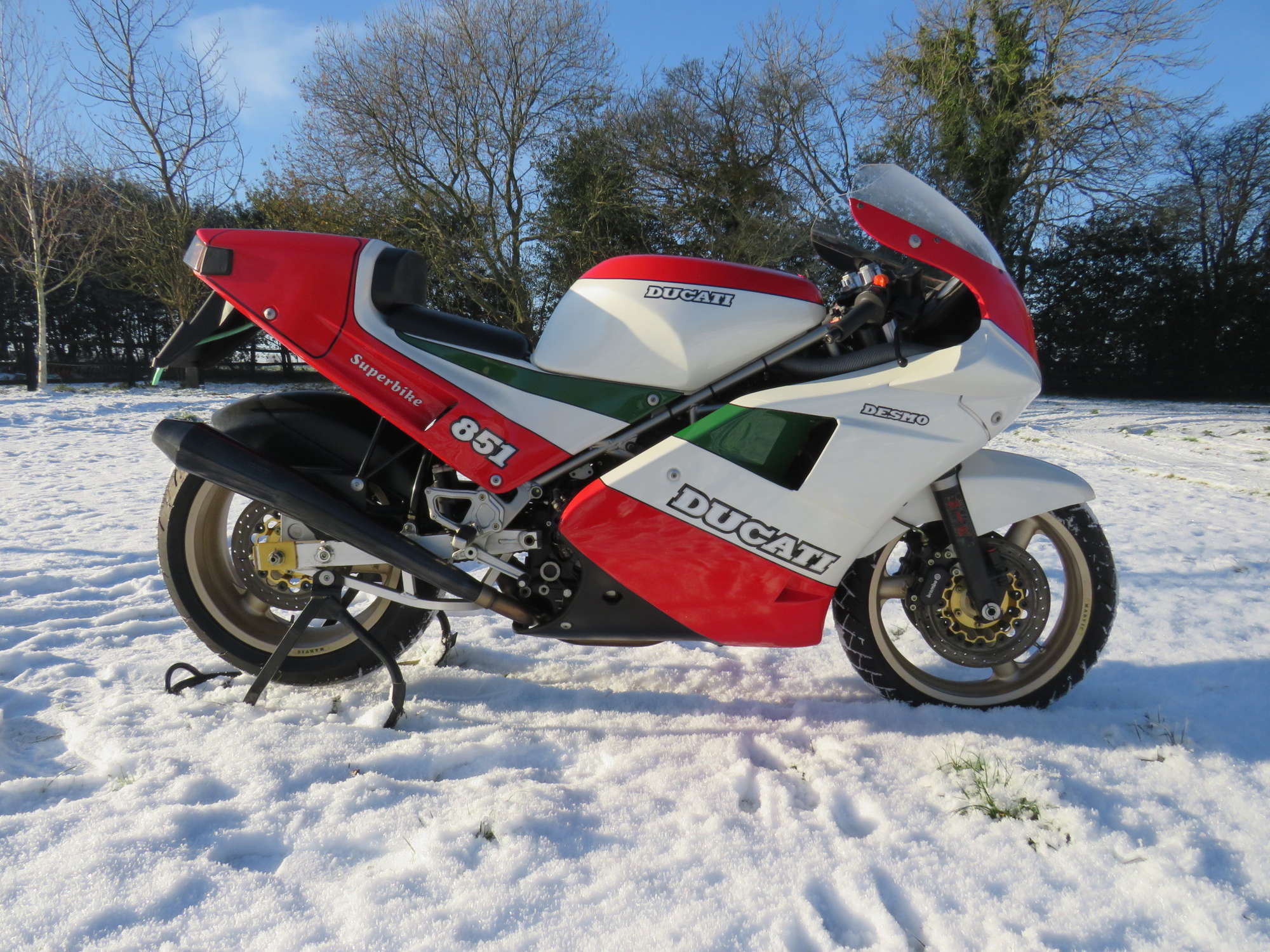 1988 Ducati 851S Kit Bike Tricolore 888cc-Auction Lot