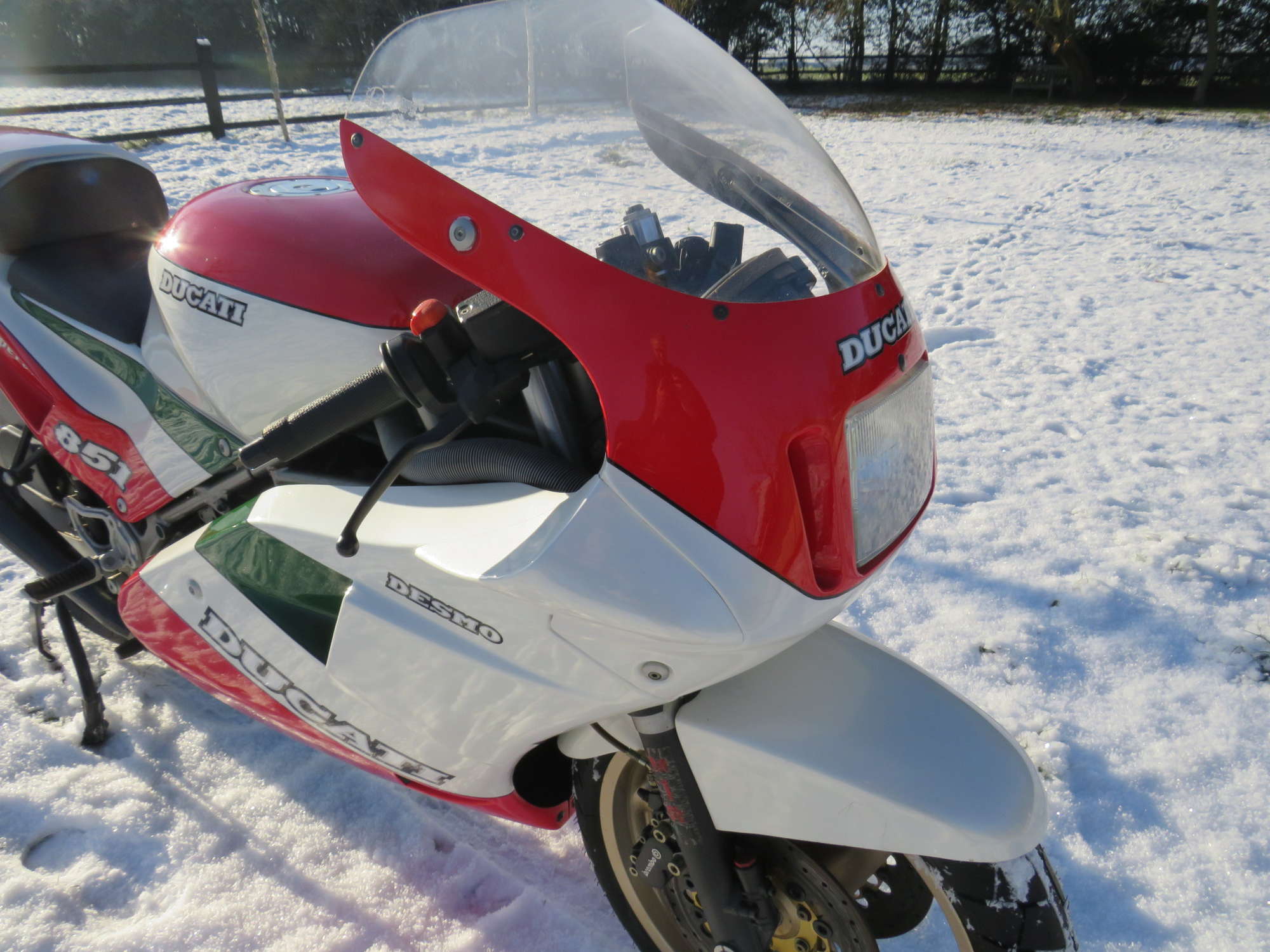 1988 Ducati 851S Kit Bike Tricolore 888cc-Auction Lot