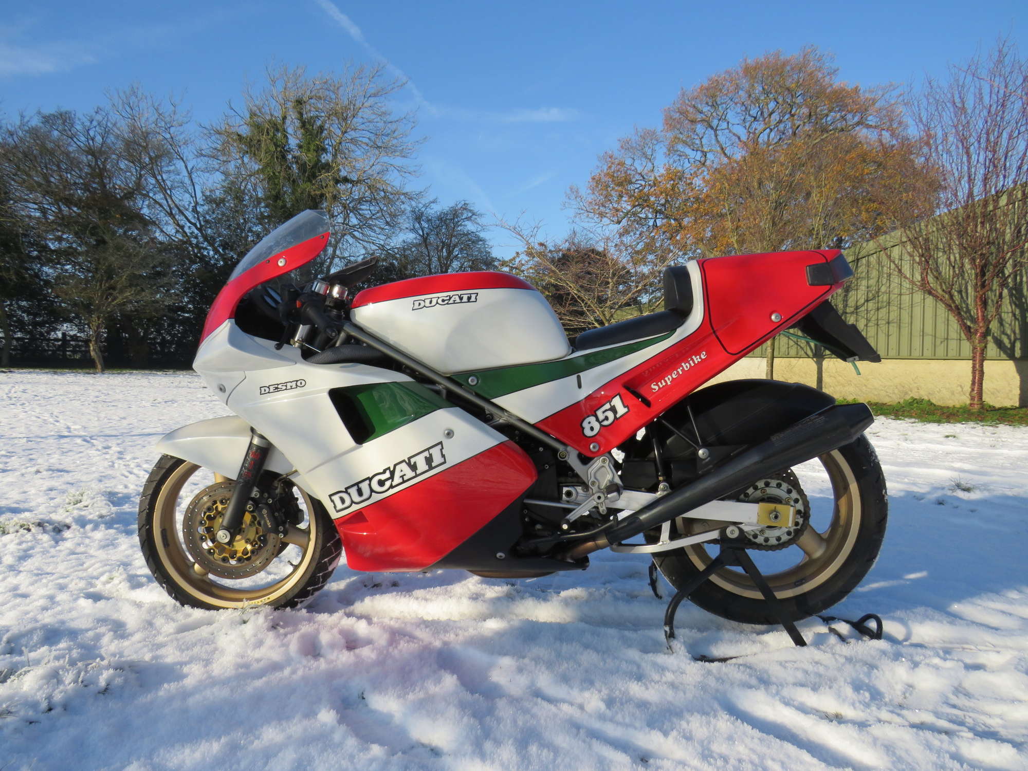 1988 Ducati 851S Kit Bike Tricolore 888cc-Auction Lot