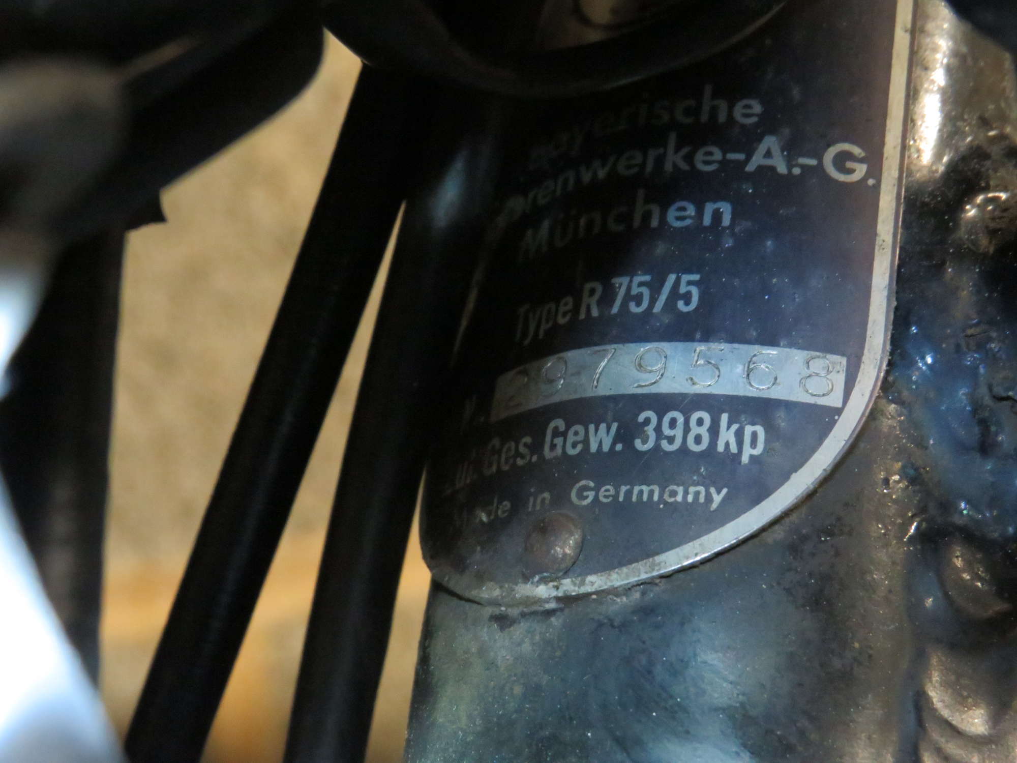 1971 BMW R75/5 745cc-Sold