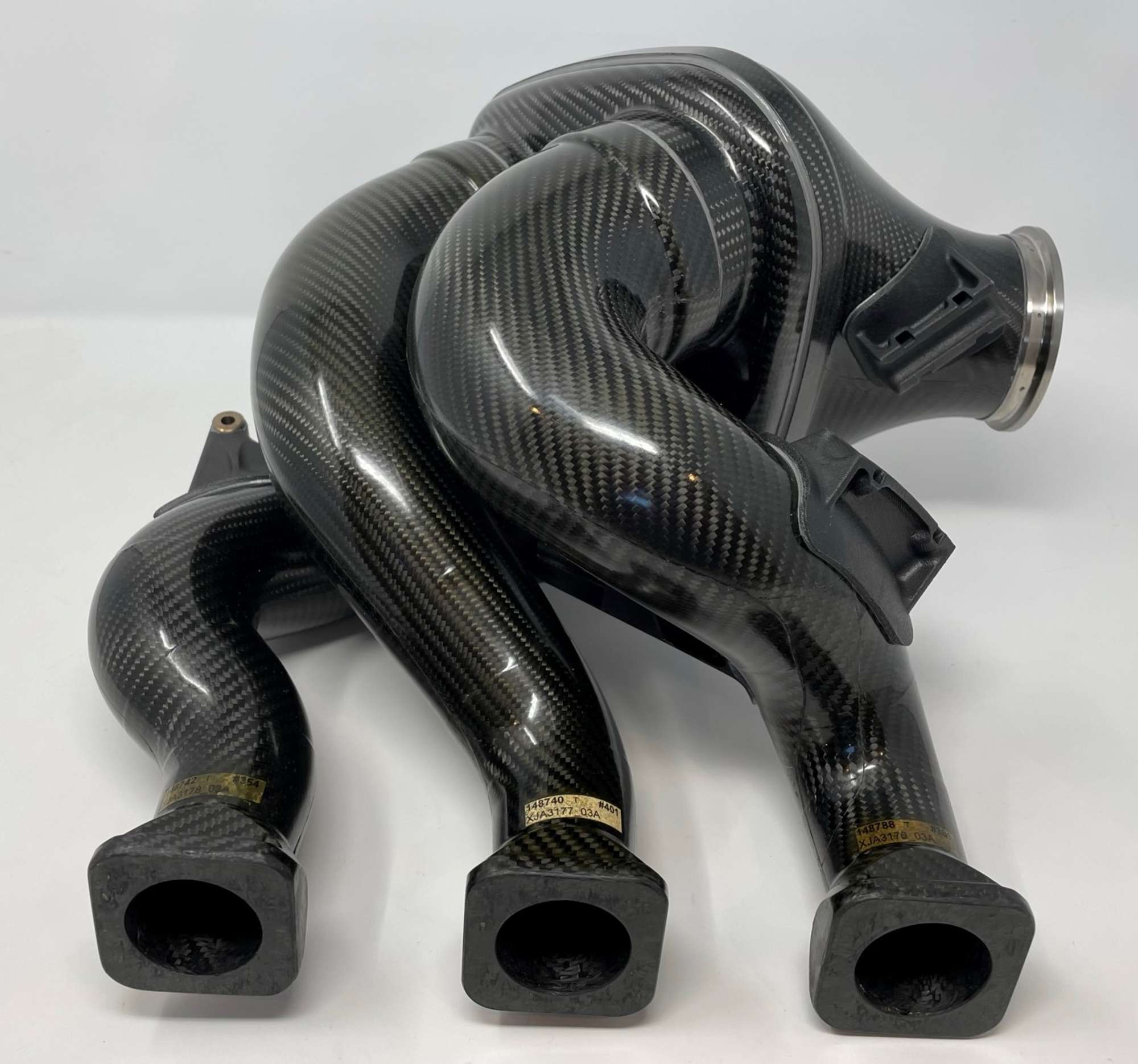 A Pair of Mercedes-AMG ONE Prototype Carbonfibre Intake Mani-Sold