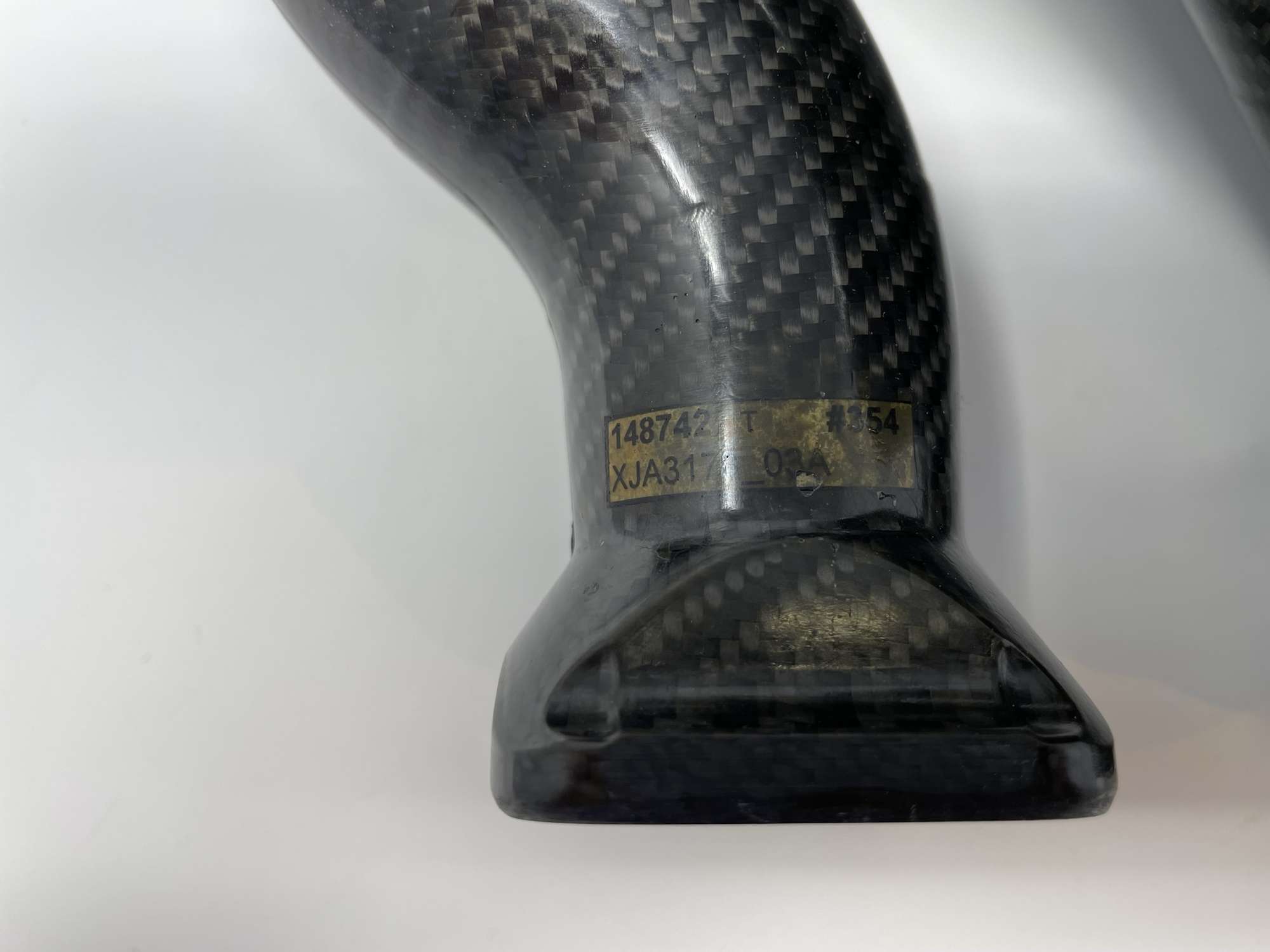 A Pair of Mercedes-AMG ONE Prototype Carbonfibre Intake Mani-Sold