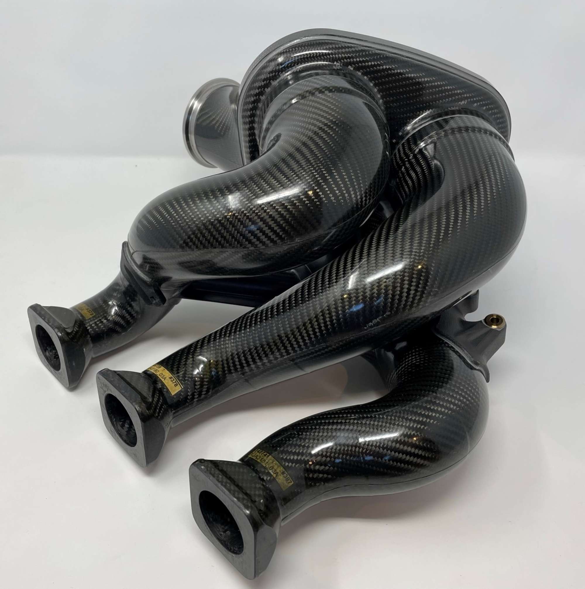 A Pair of Mercedes-AMG ONE Prototype Carbonfibre Intake Mani-Sold