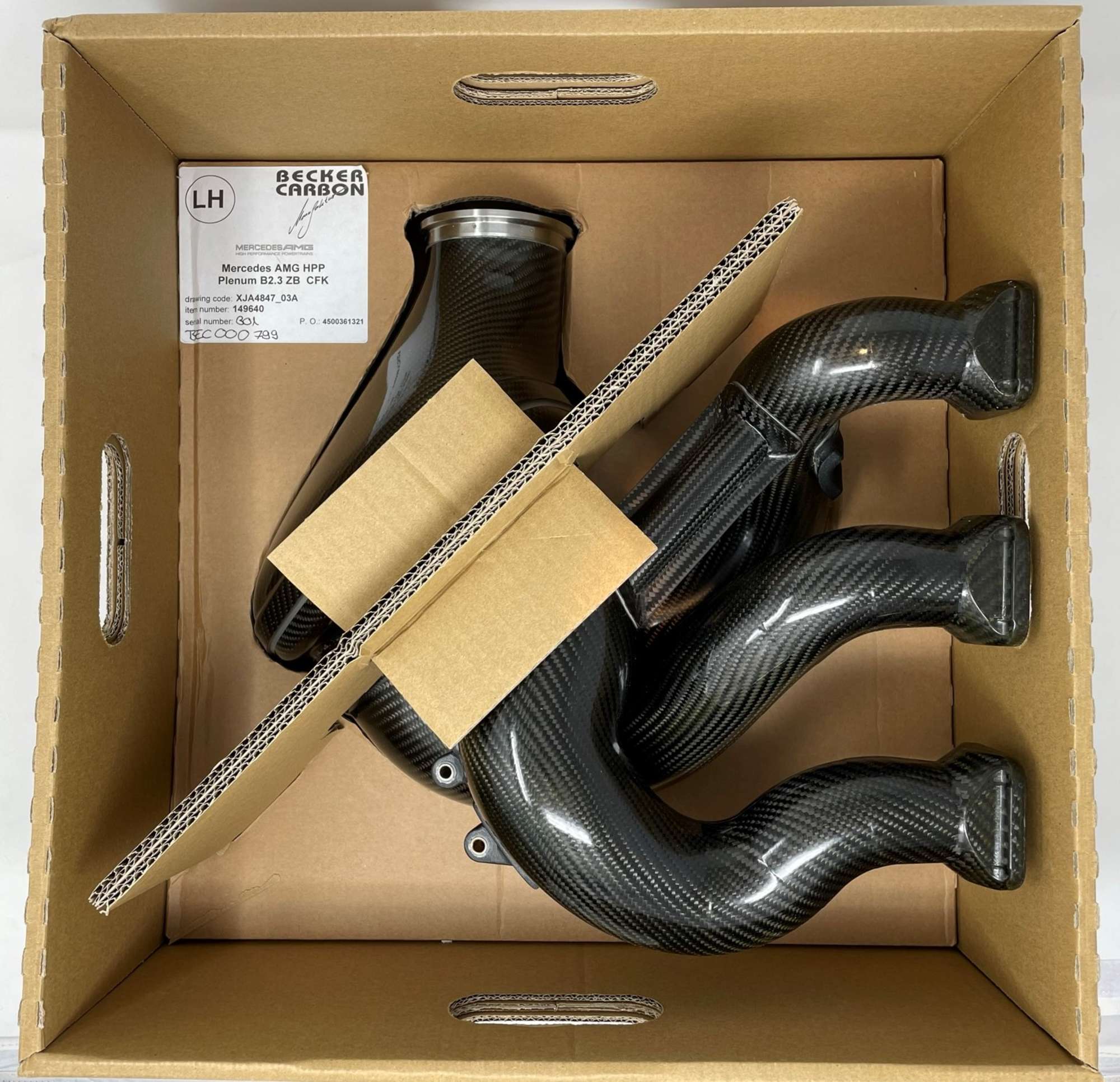 A Pair of Mercedes-AMG ONE Prototype Carbonfibre Intake Mani-Sold