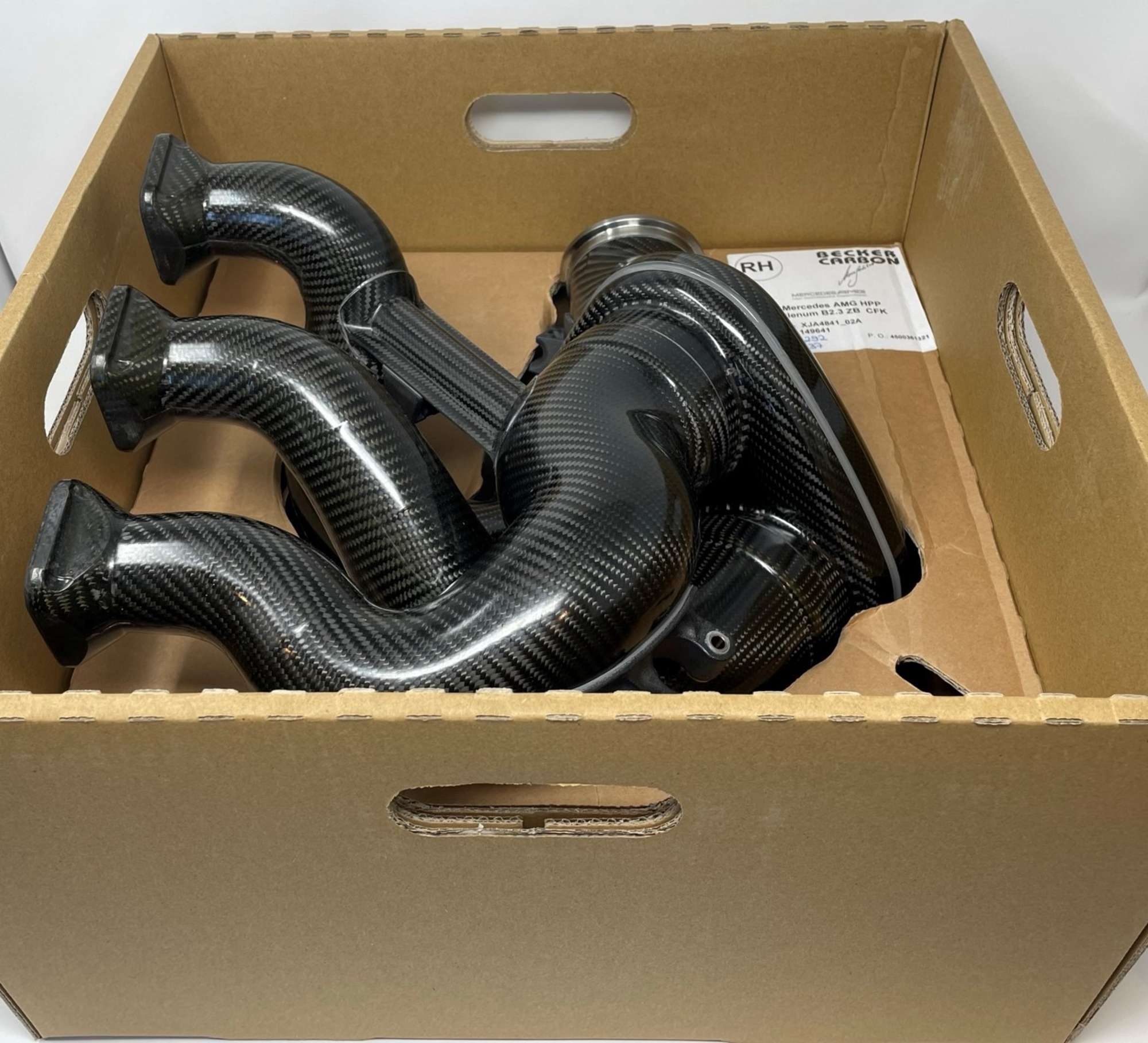 A Pair of Mercedes-AMG ONE Prototype Carbonfibre Intake Mani-Sold