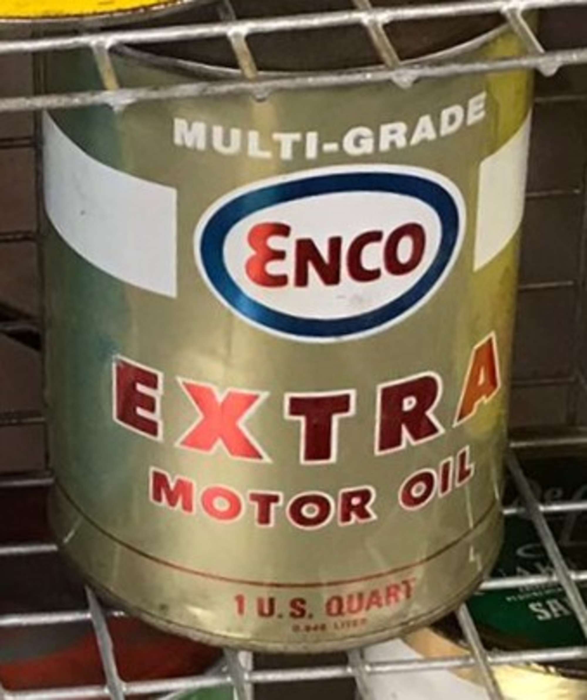 A Selection of 13 Historic Oil/Lubricant Quart Cans -Sold