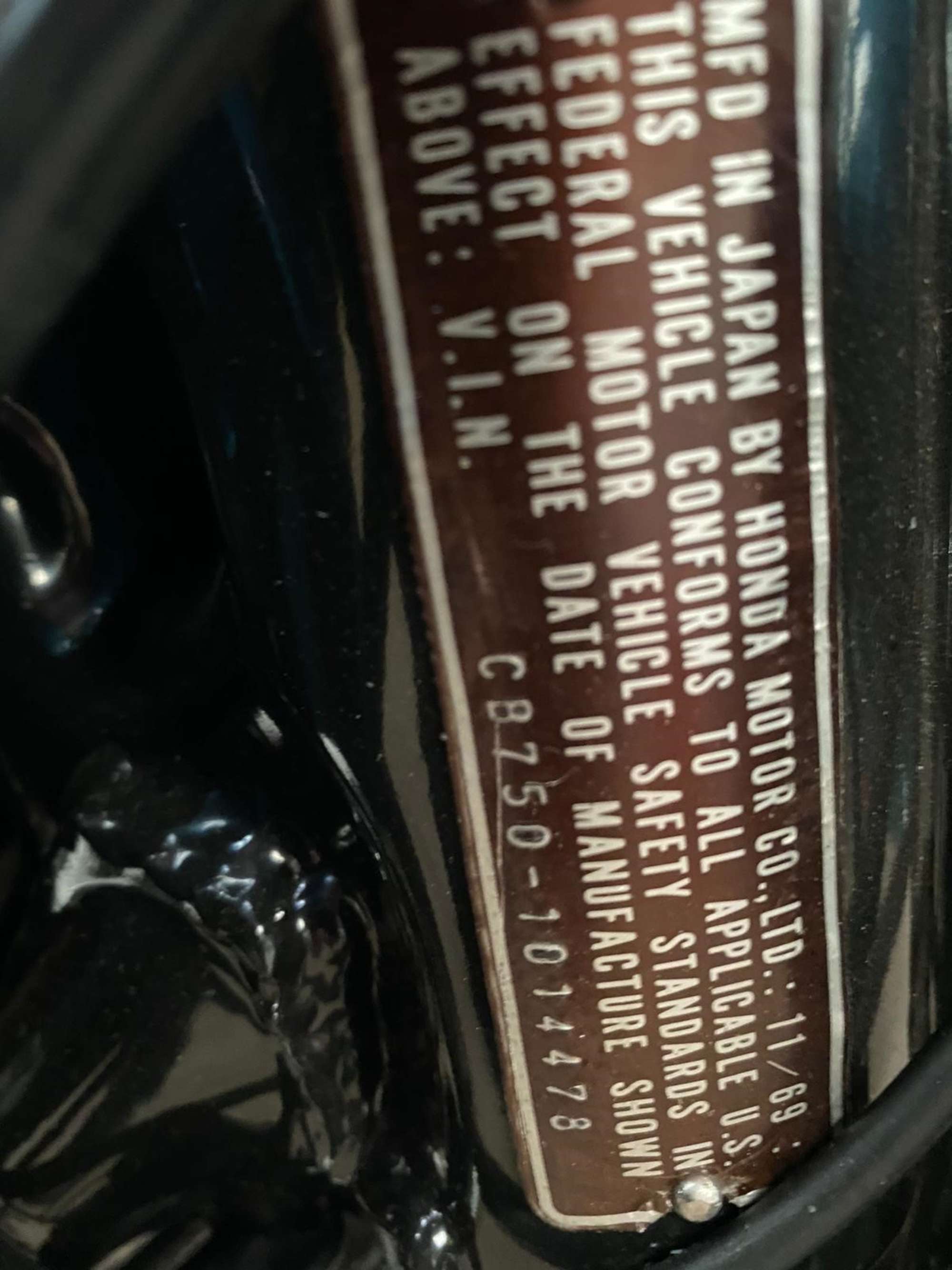 1969 Honda CB750 K0 736cc-Sold