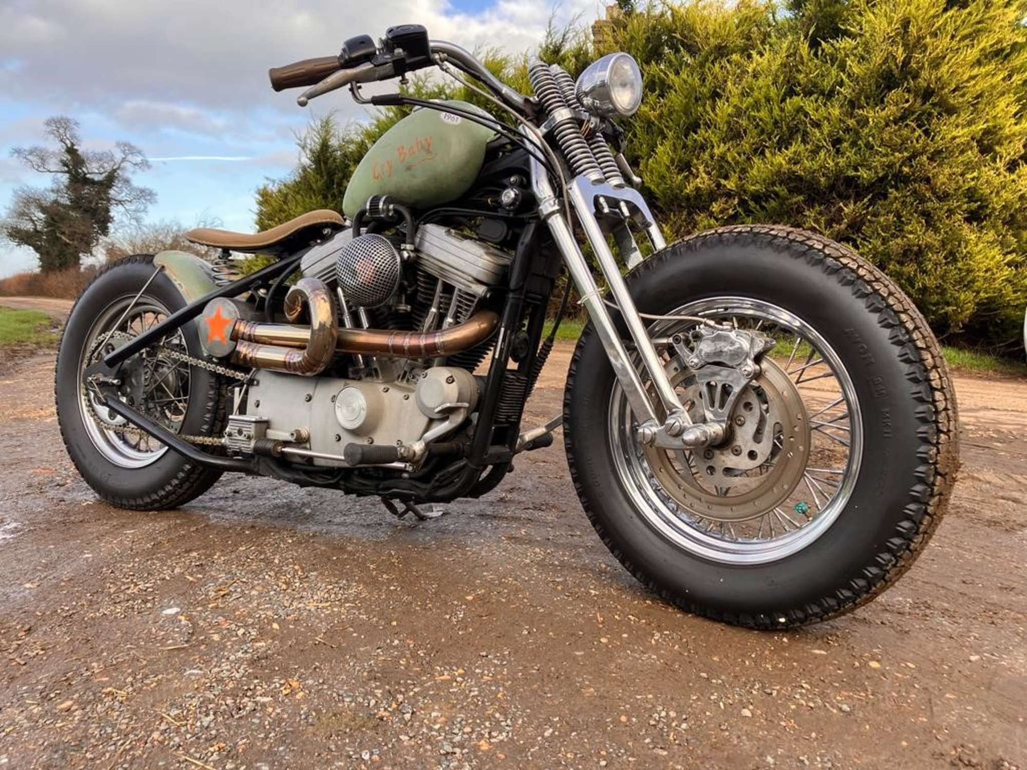 2000 Harley-Davidson XL883C Sportster Custom 883c-Auction Lot