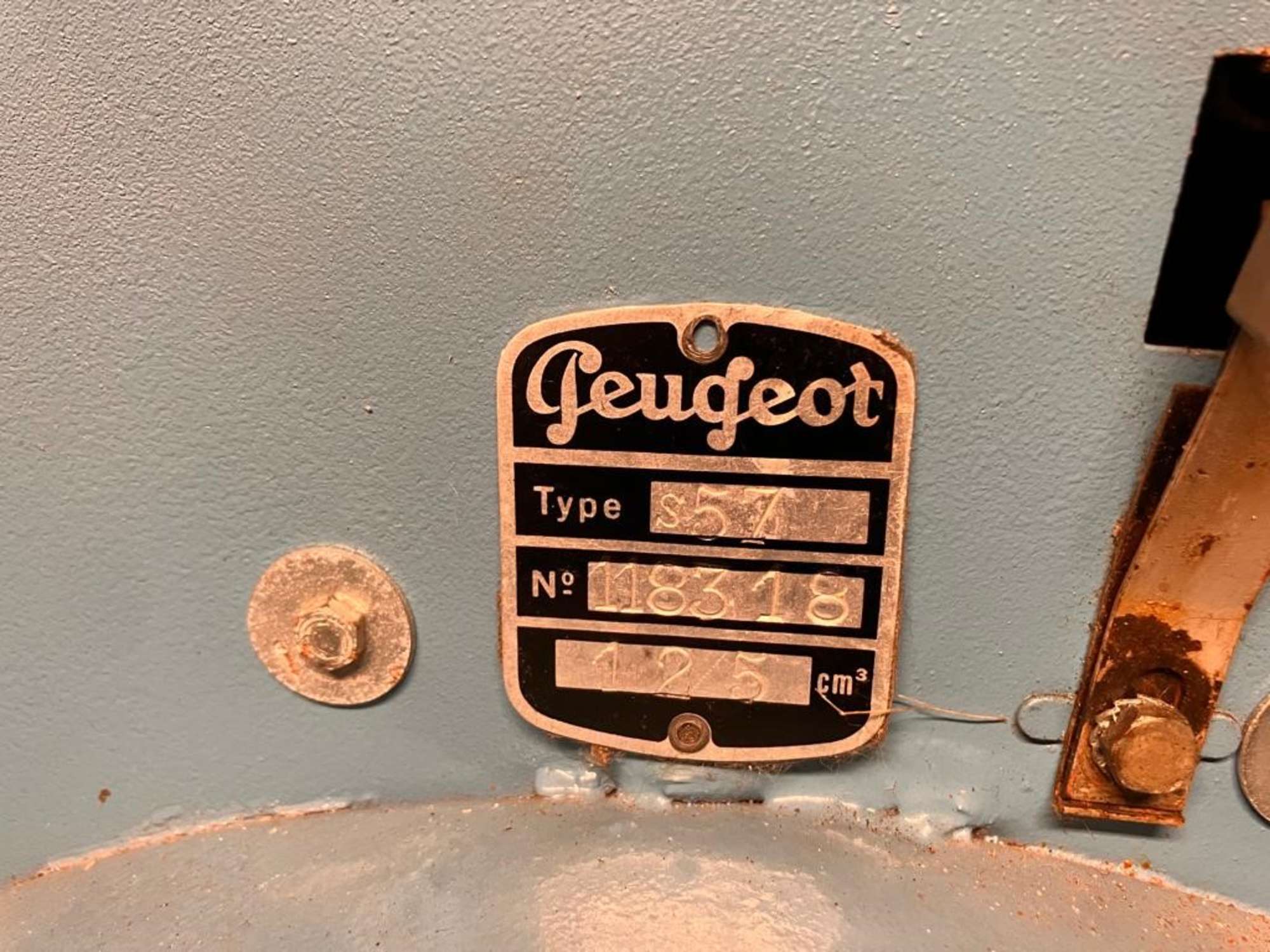 1956 Peugeot S57 Scooter 125cc-Sold