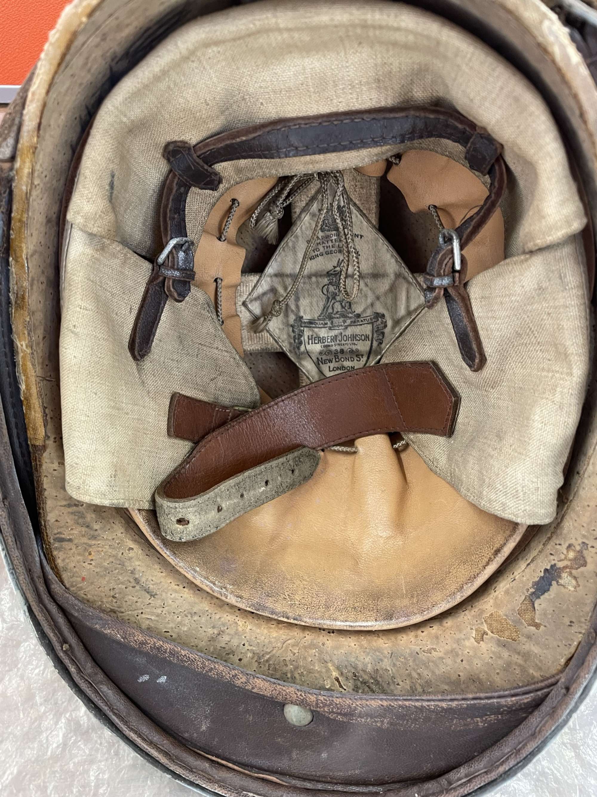 Racing Drivers Crash Helmet Ensemble c.1950s