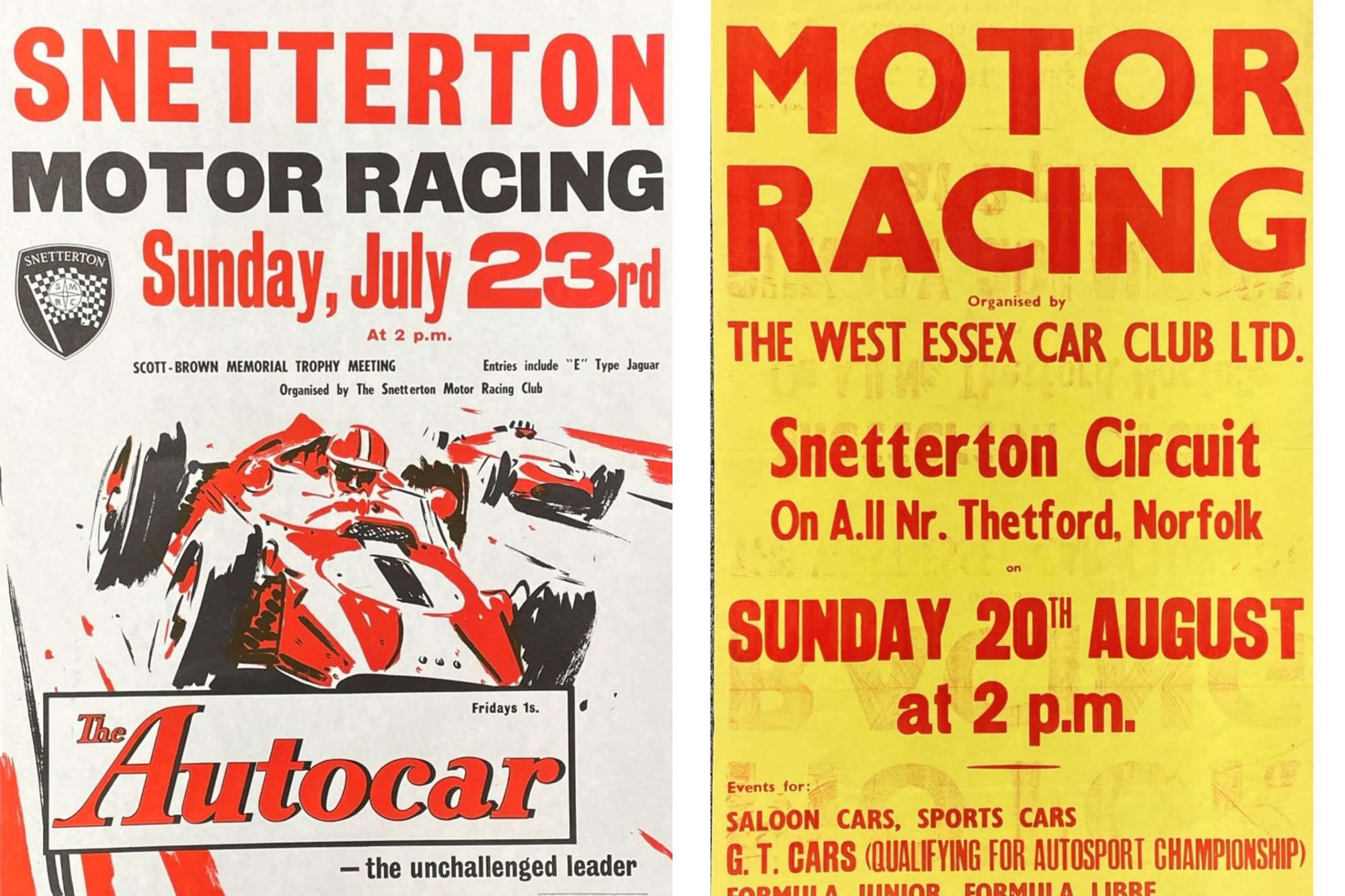 Iconic Auctioneers | Motor Racing - Snetterton Circuit c.1965