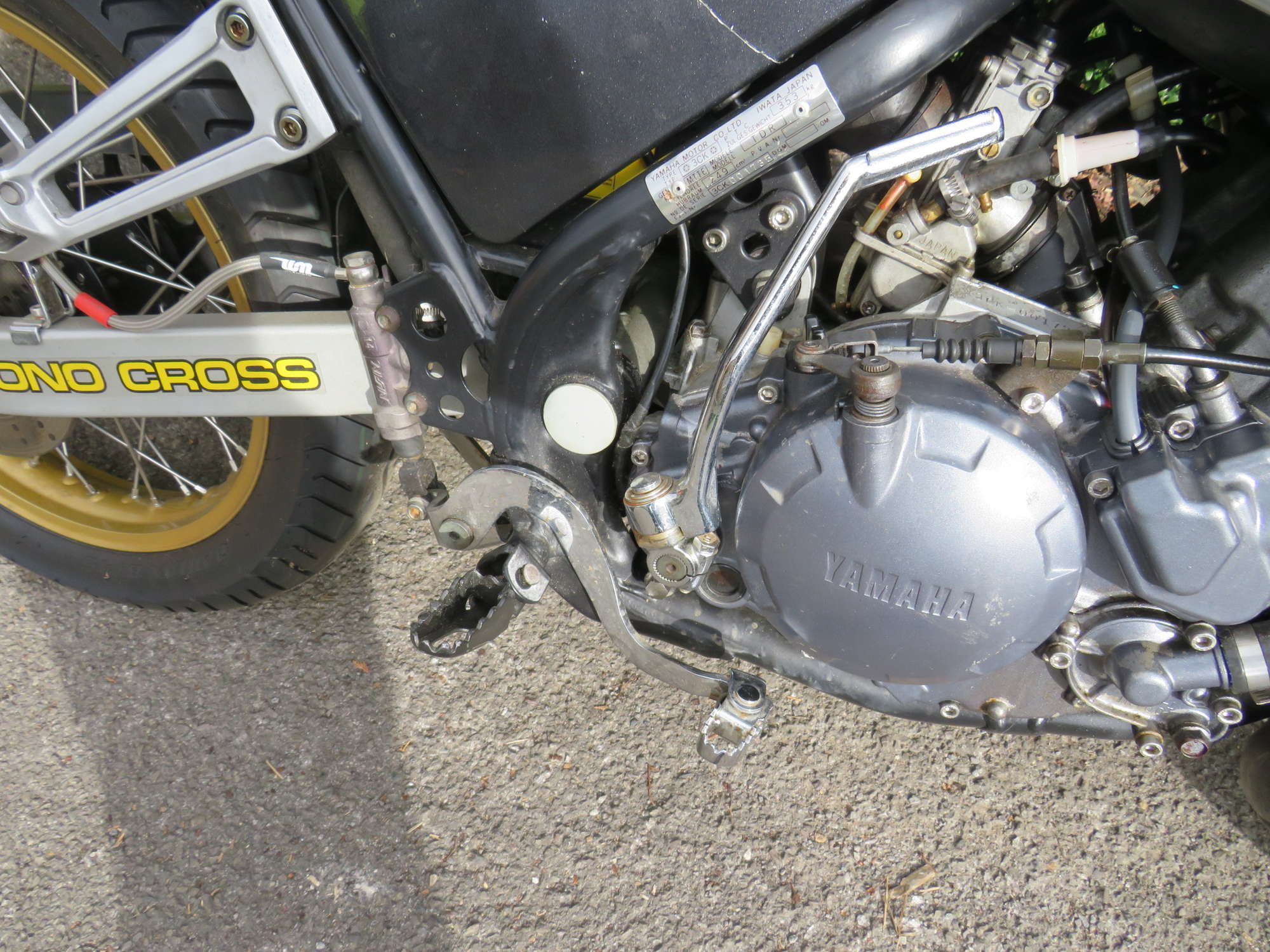 1989 Yamaha TDR250 249cc-Sold