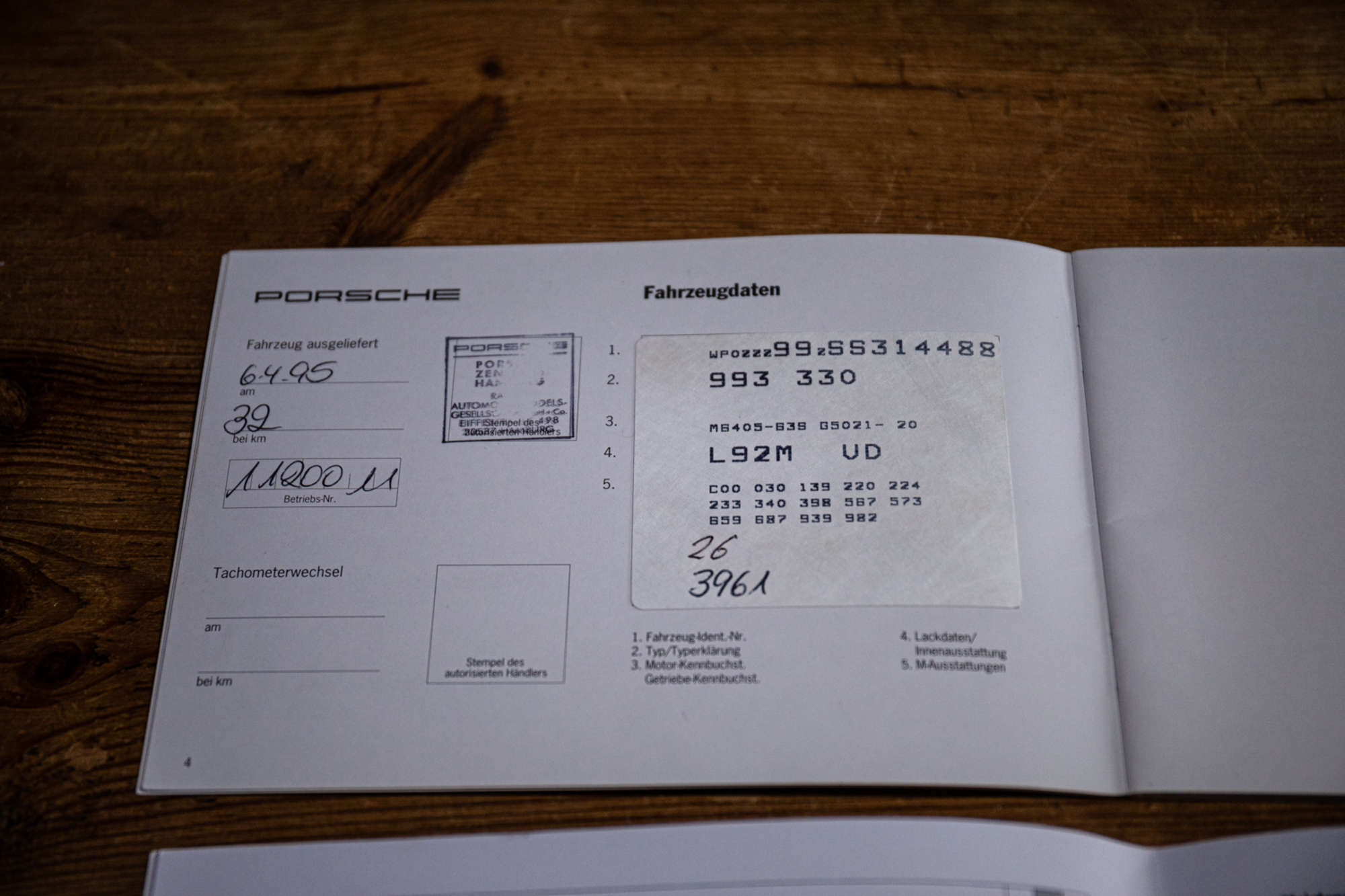 1995 Porsche 911 (993) Carrera 2-Sold