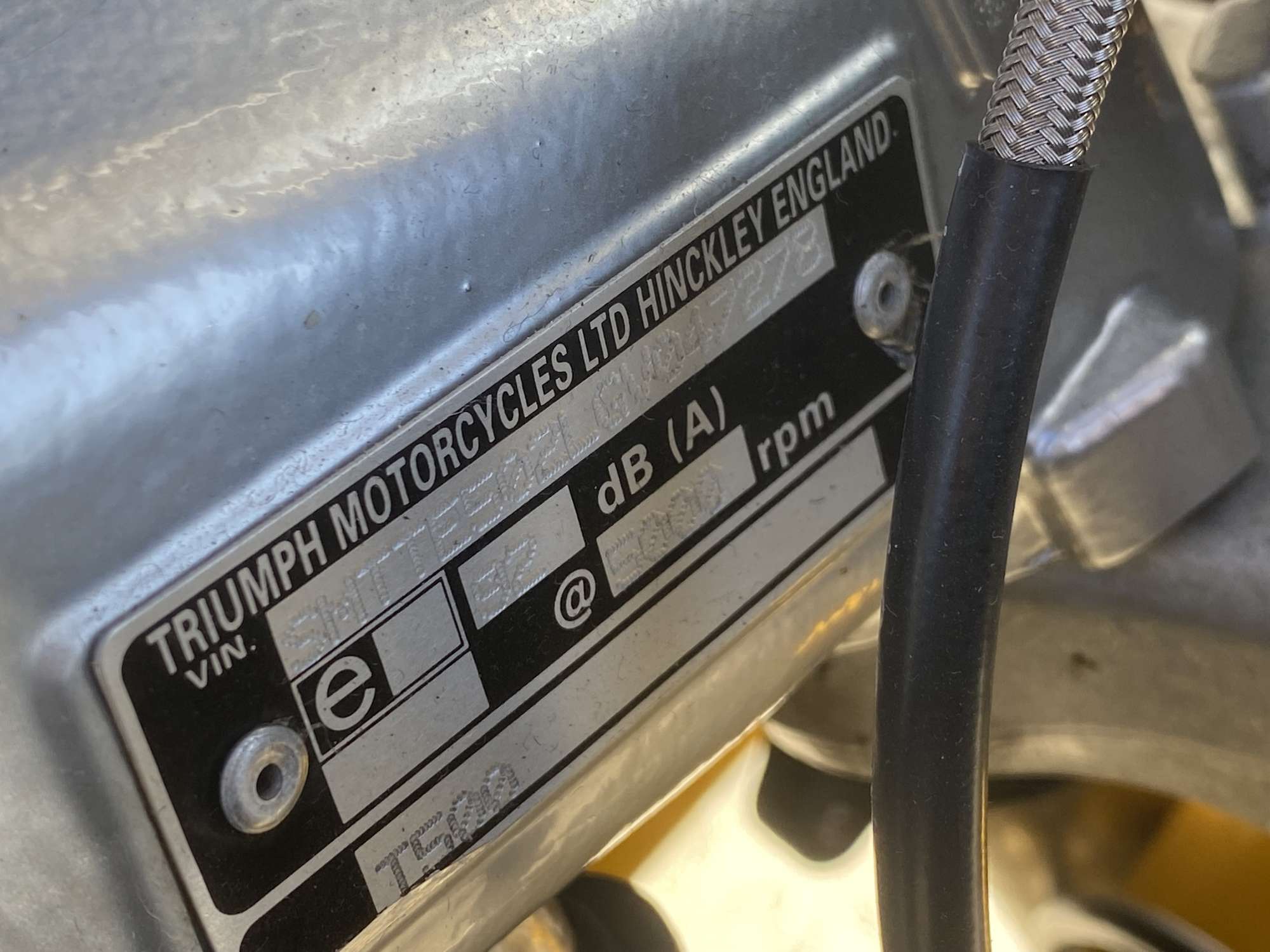 1997 Triumph Daytona T595 955cc-Sold