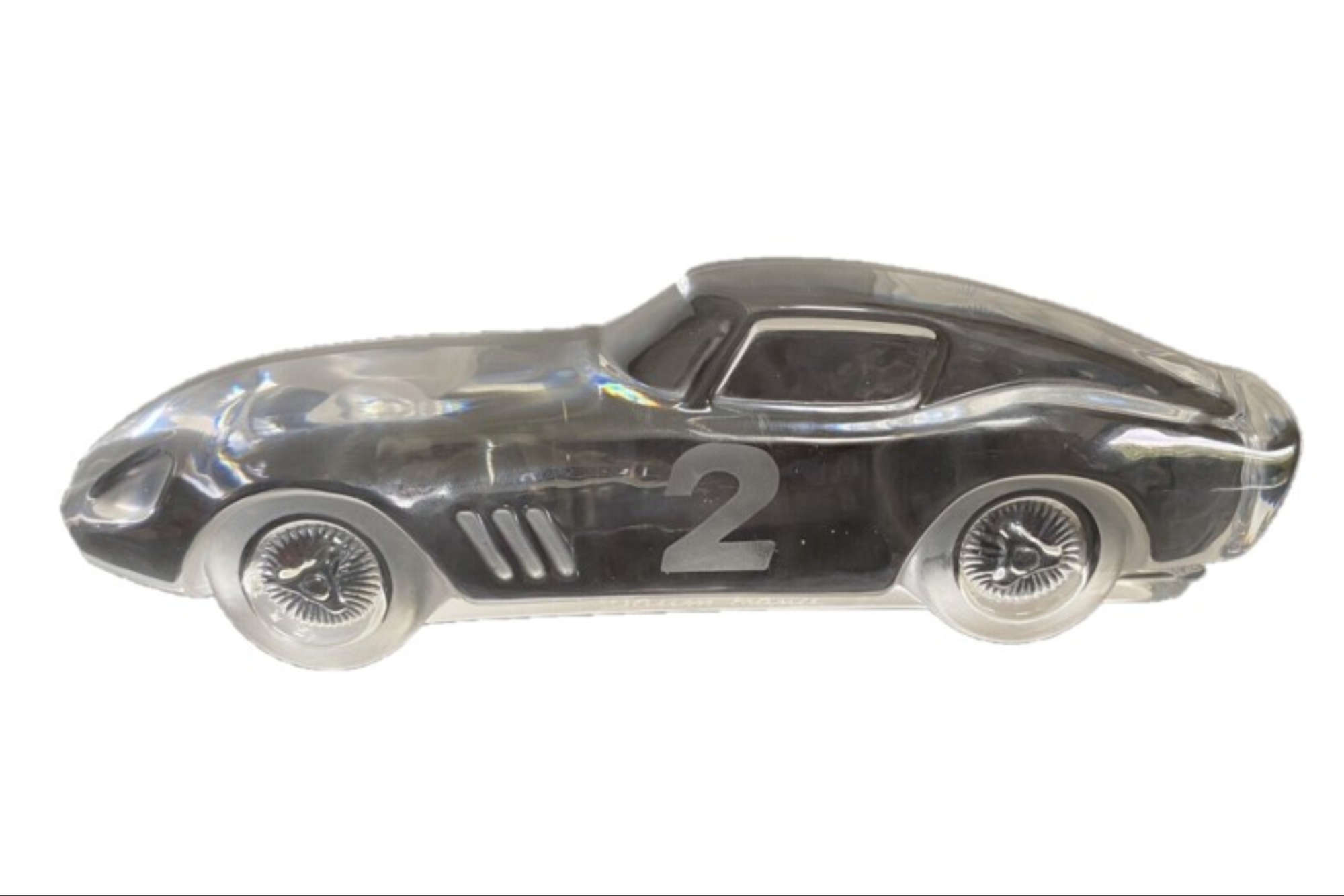 Ferrari 275 GTB Crystal Glass Sculpture by Daum