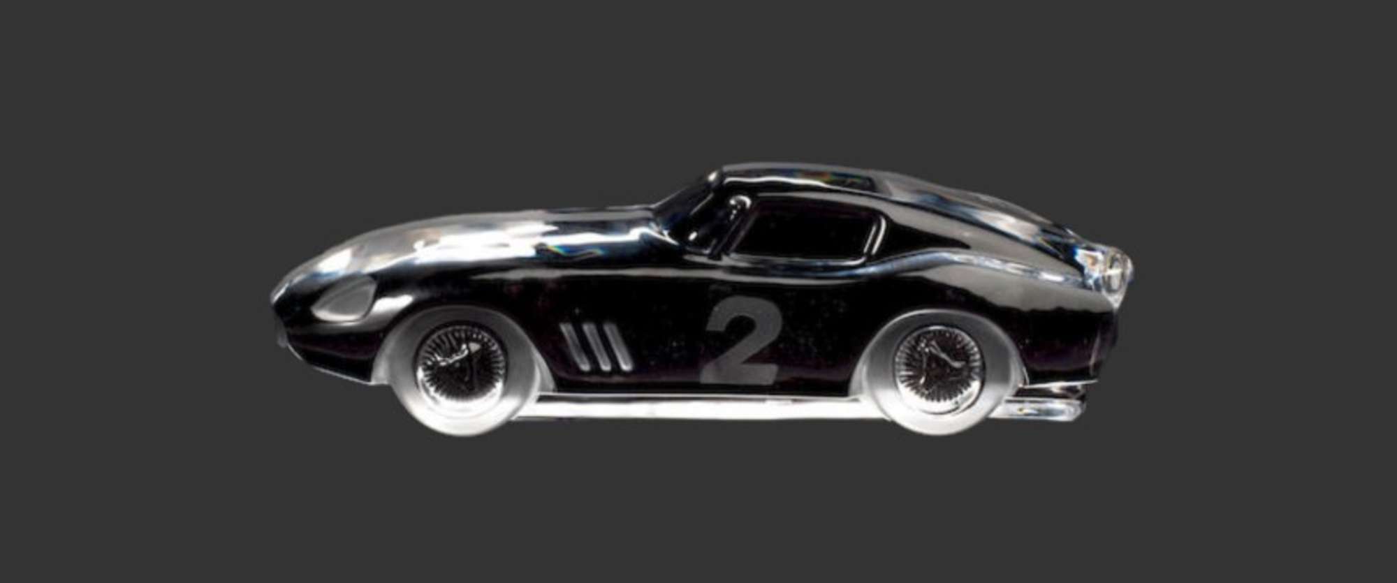 Ferrari 275 GTB Crystal Glass Sculpture by Daum