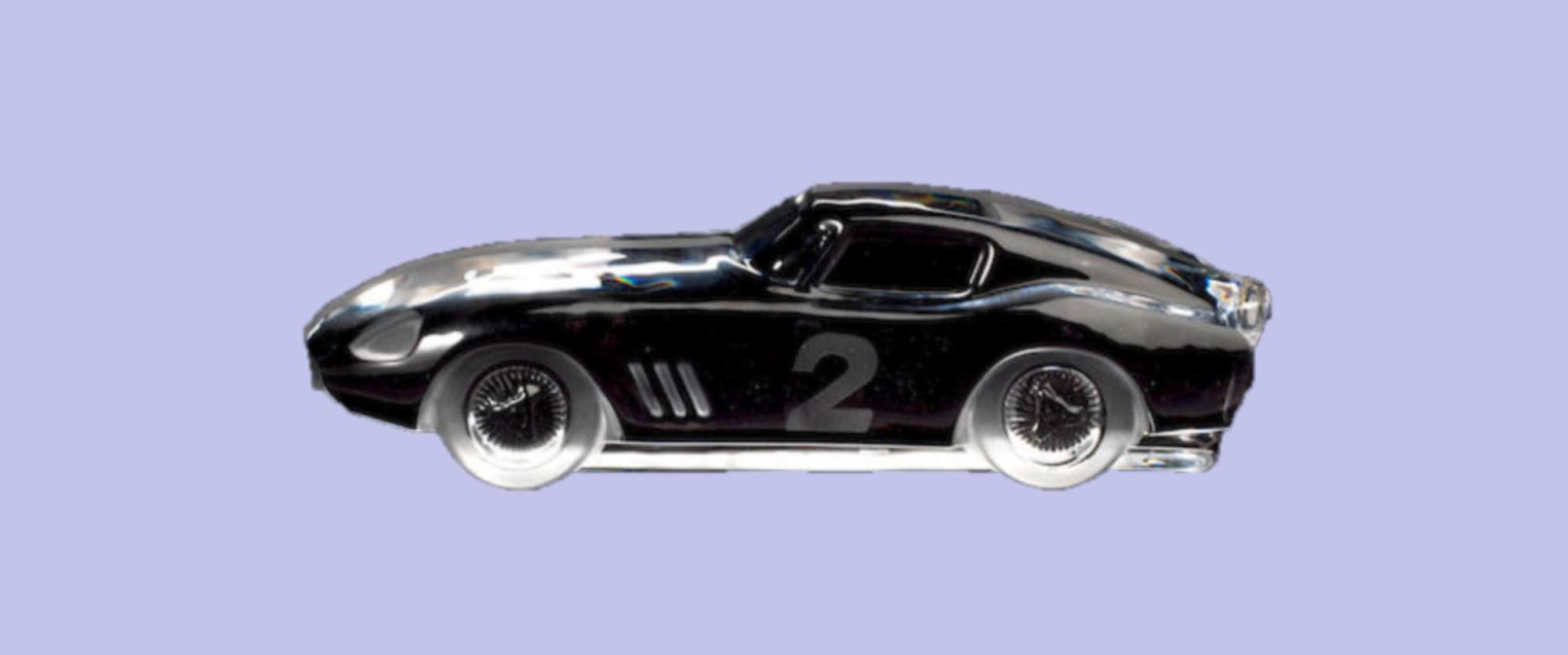 Ferrari 275 GTB Crystal Glass Sculpture by Daum