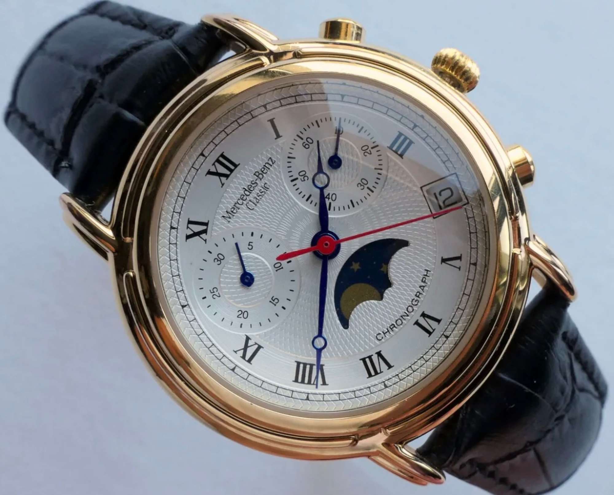 A Superb, Original Mercedes-Benz Moonphase Chronograph