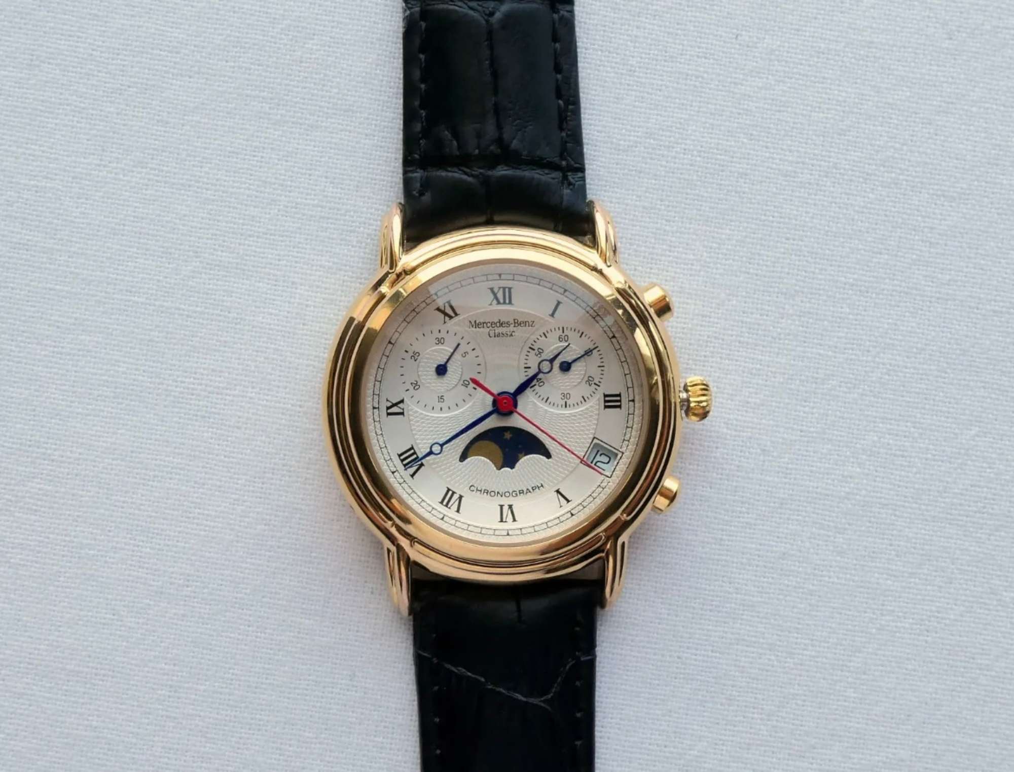 A Superb, Original Mercedes-Benz Moonphase Chronograph