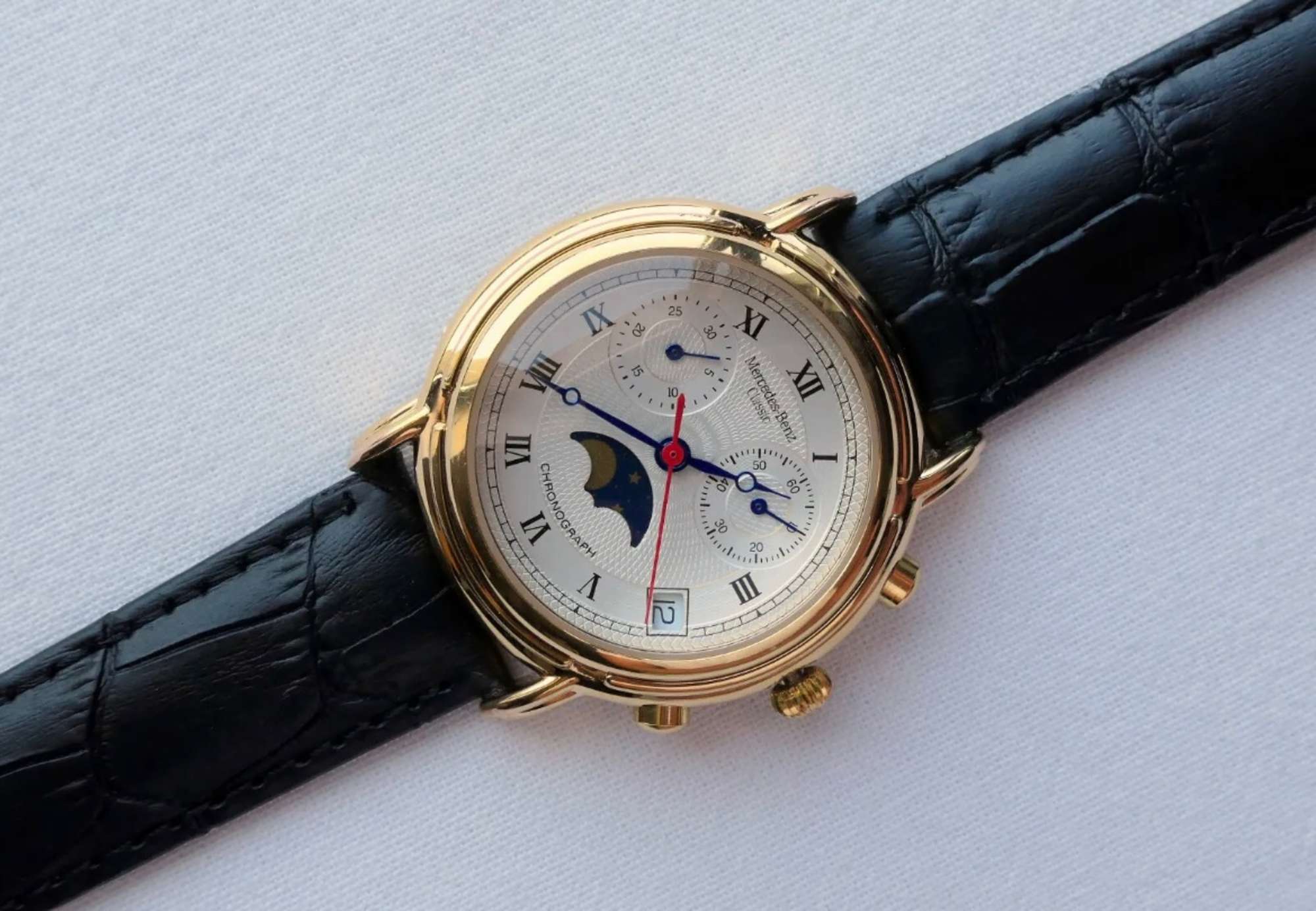A Superb, Original Mercedes-Benz Moonphase Chronograph