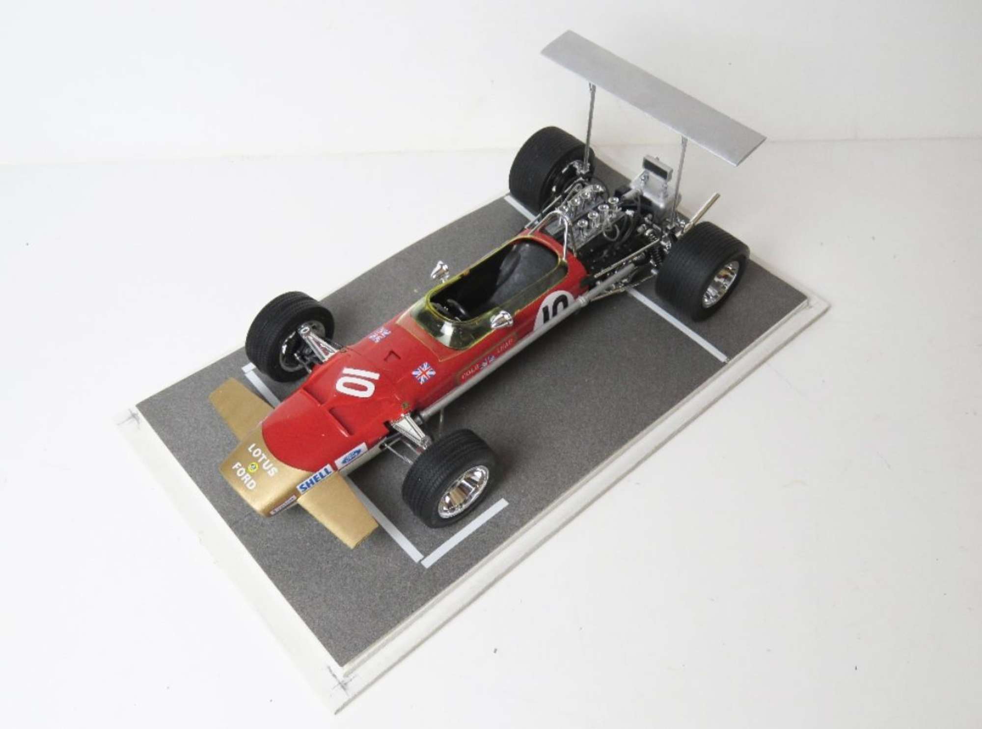 A Detailed 1:12 Scale Model of a 1968 Lotus 49B