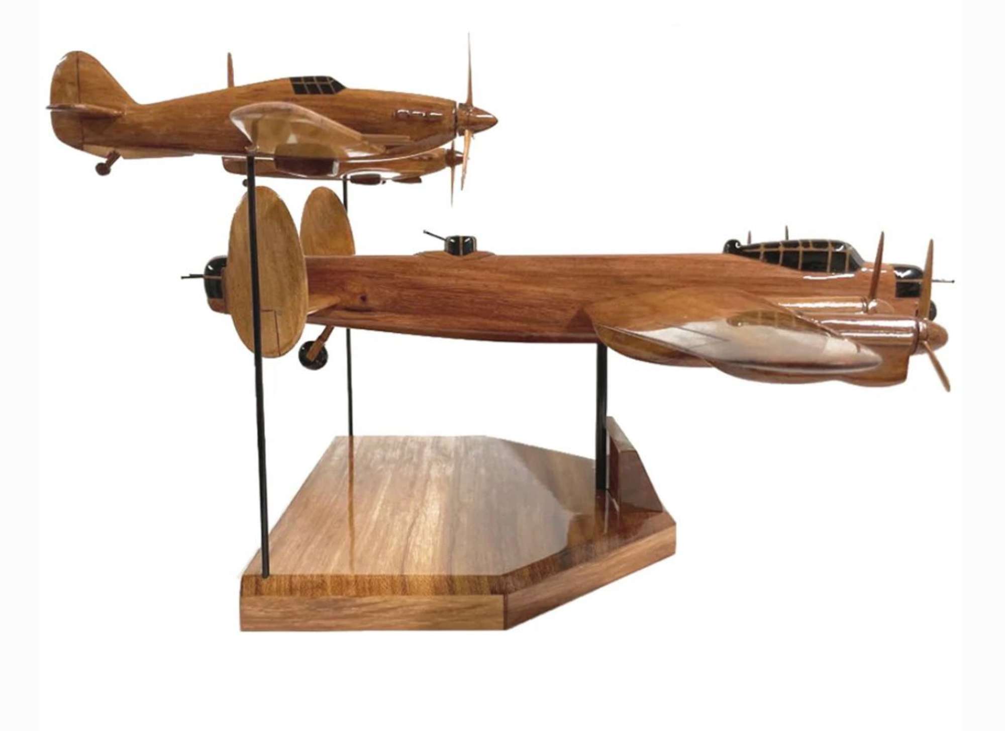 A Beautiful Mahogany Desktop Trio