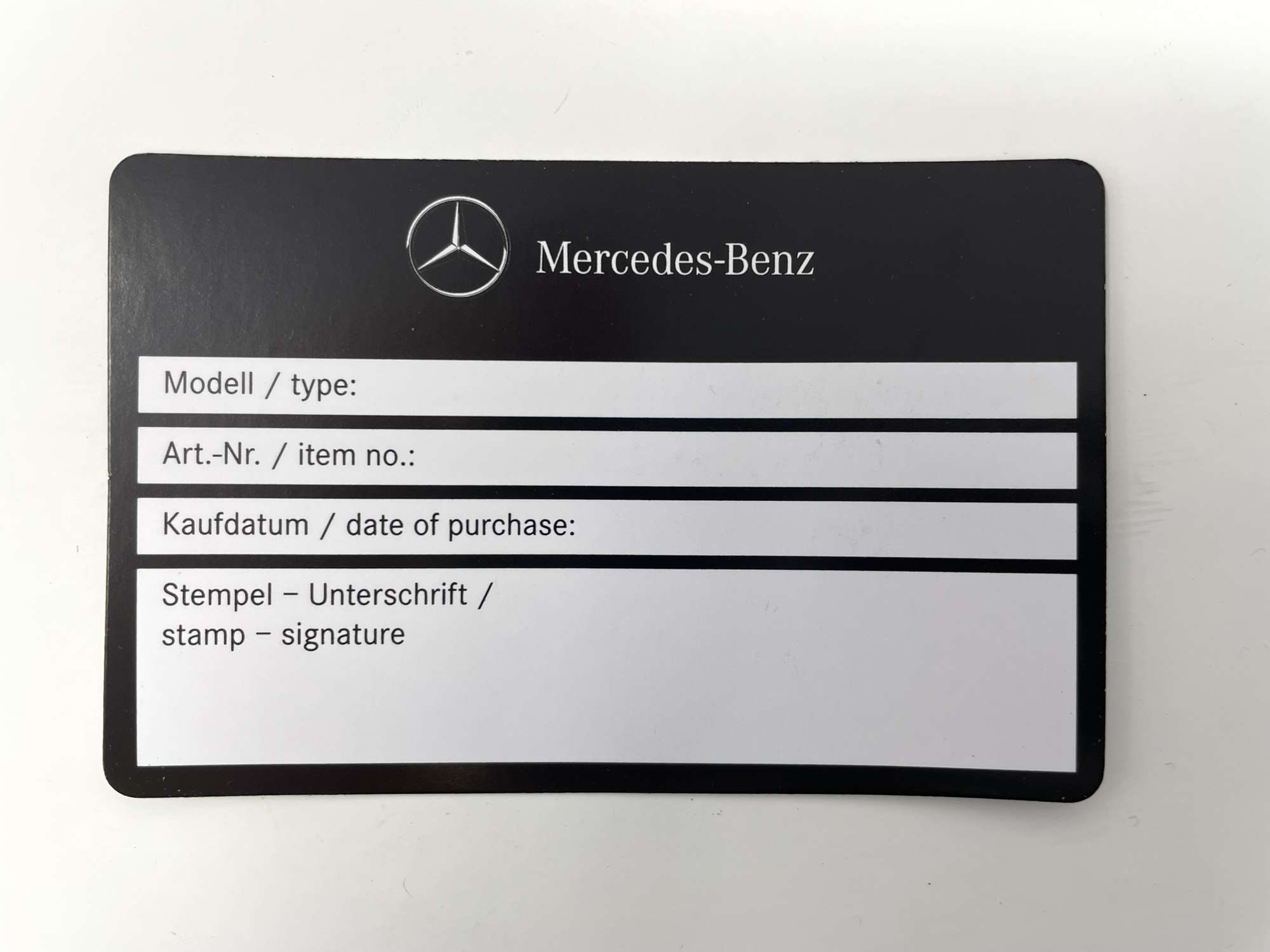 Mercedes-Benz Brushed Aluminium Quartz Clock*