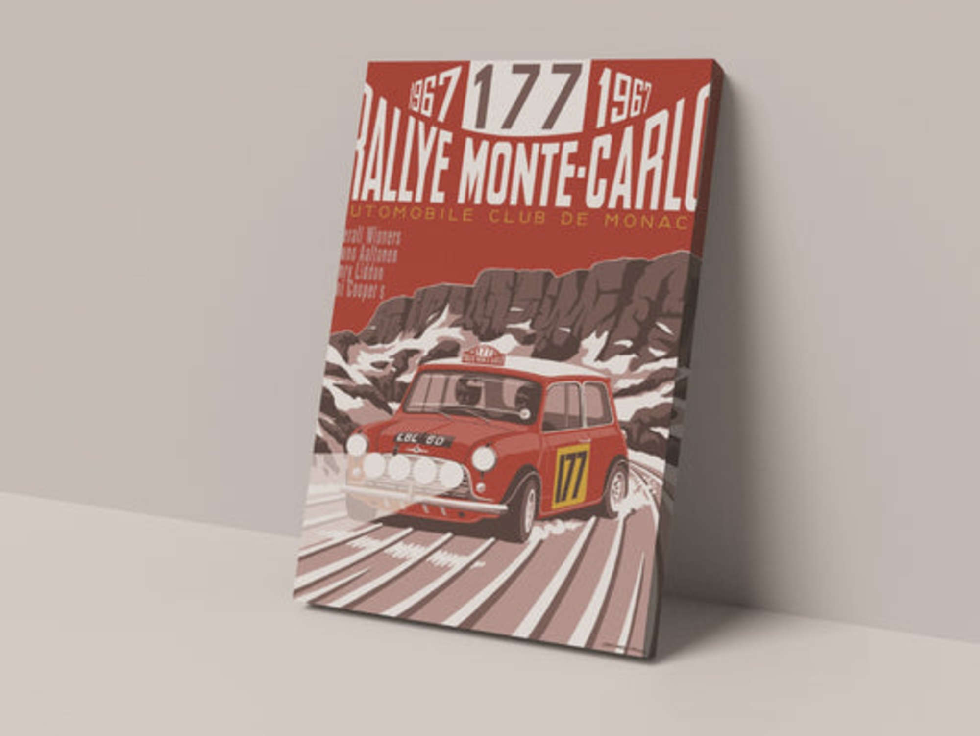 Monte Carlo Mini LBL 6D #177 Very Large Stretched Canvas*