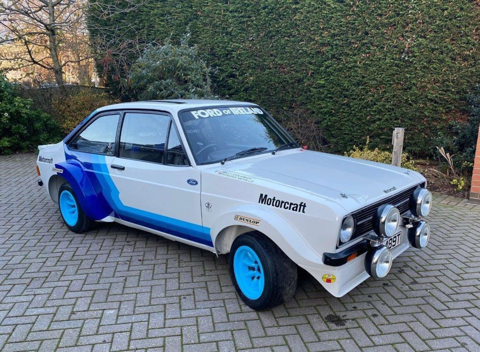 1979 Ford Escort - Russell Brookes' Manx Rally Winning Car-For Sale