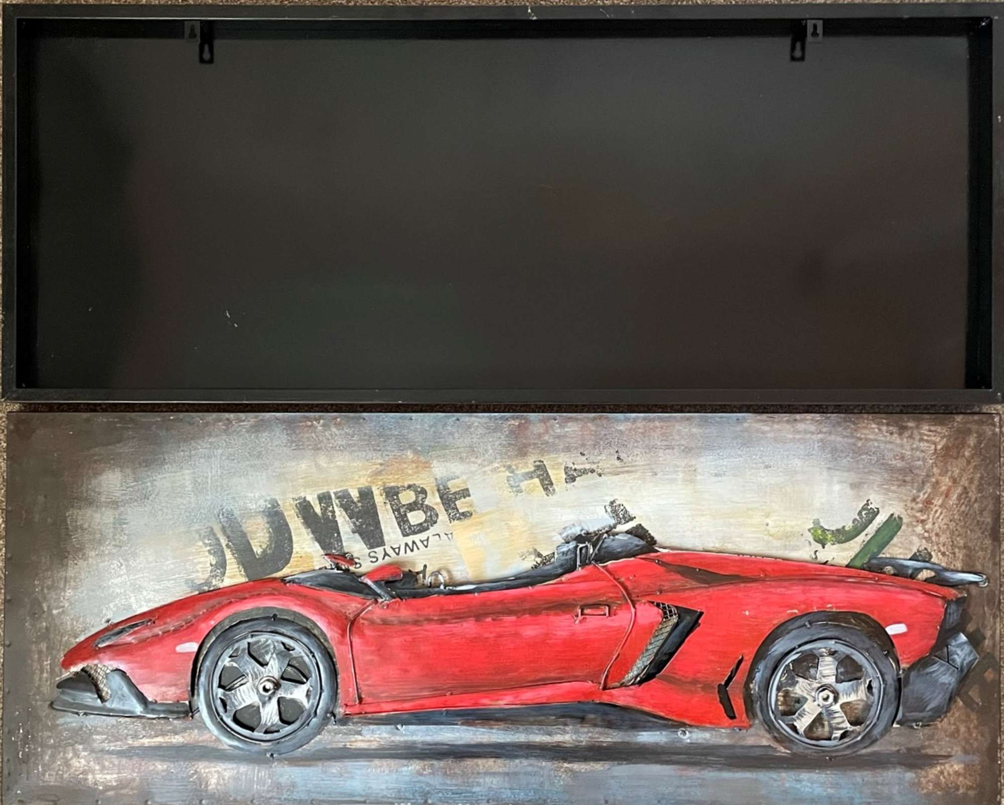 Lamborghini Aventador SV Roadster-Style Metal Wall Art