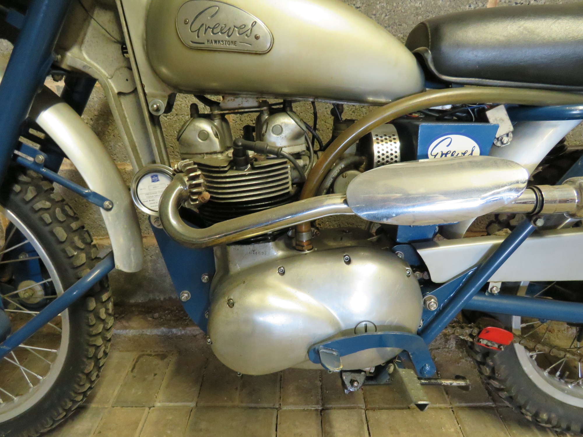 1969 Greeves Hawkstone/Triumph 500cc-Sold