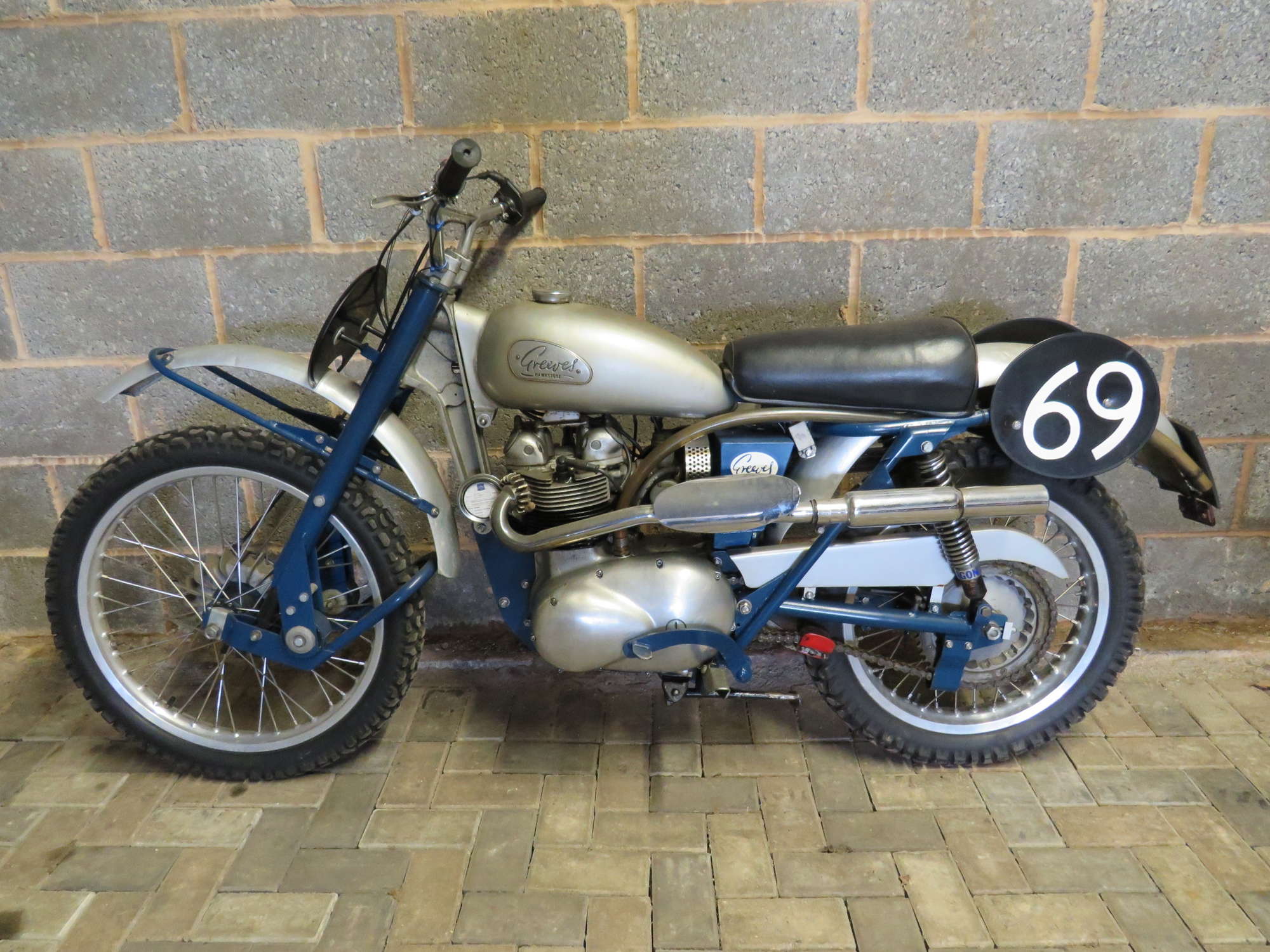 1969 Greeves Hawkstone/Triumph 500cc-Sold