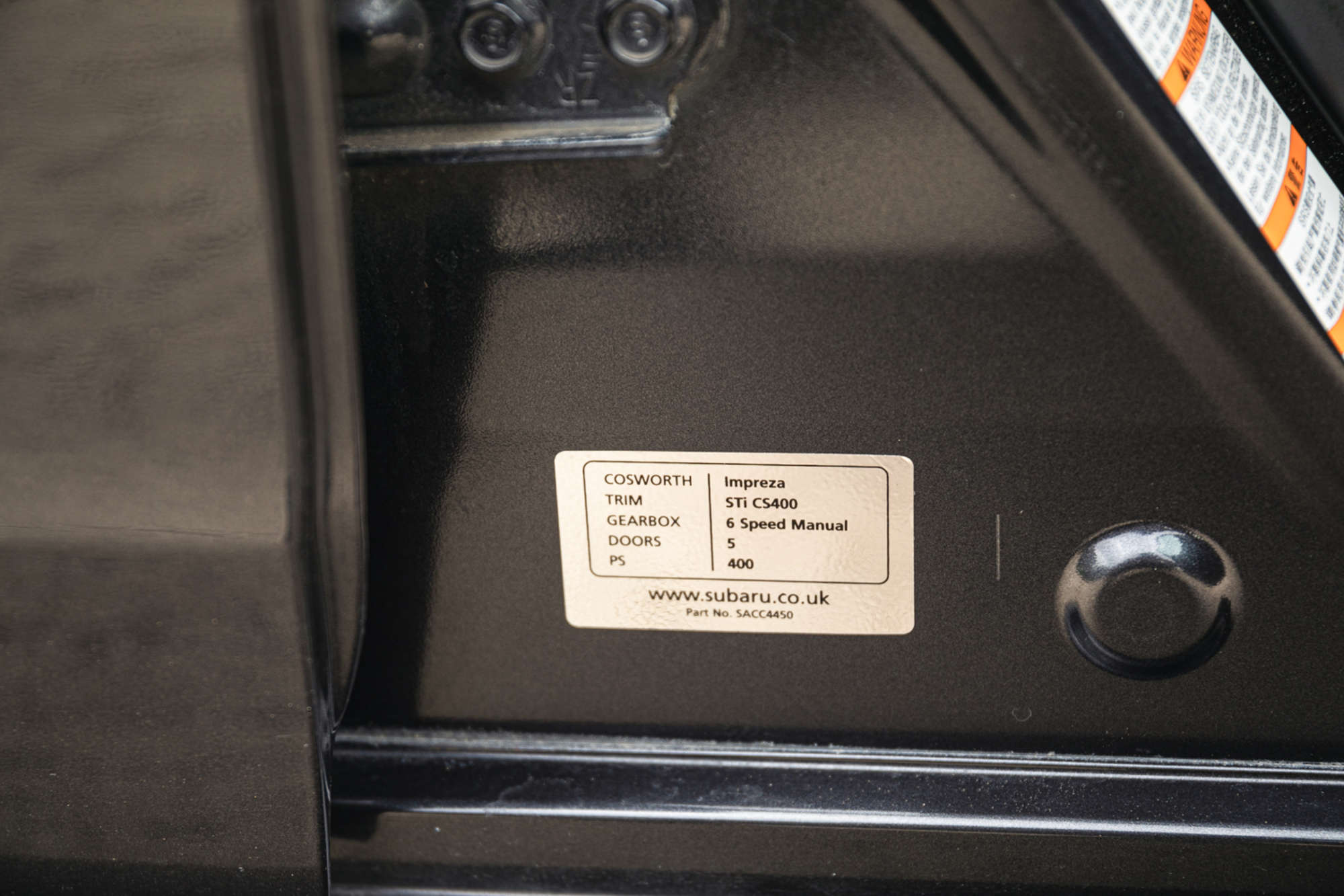 2010 Subaru Impreza Cosworth WRX STi CS400-Sold