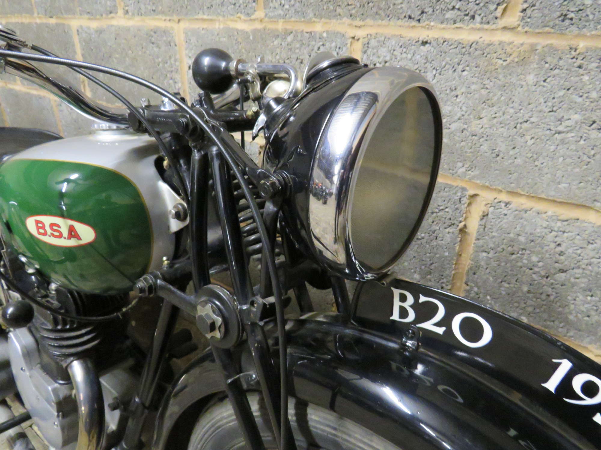 1937 BSA B20 SV 249cc-Sold