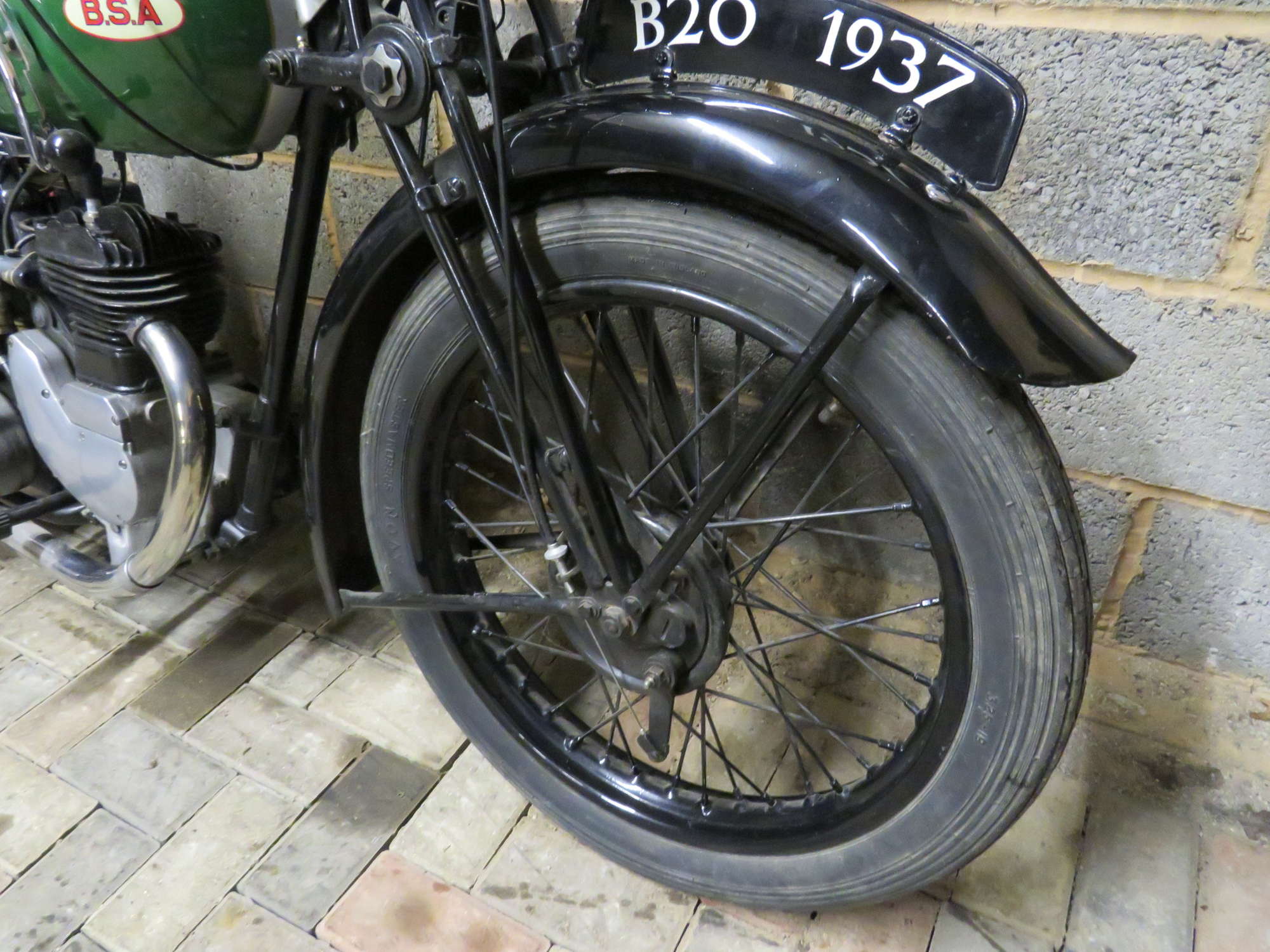 1937 BSA B20 SV 249cc-Sold