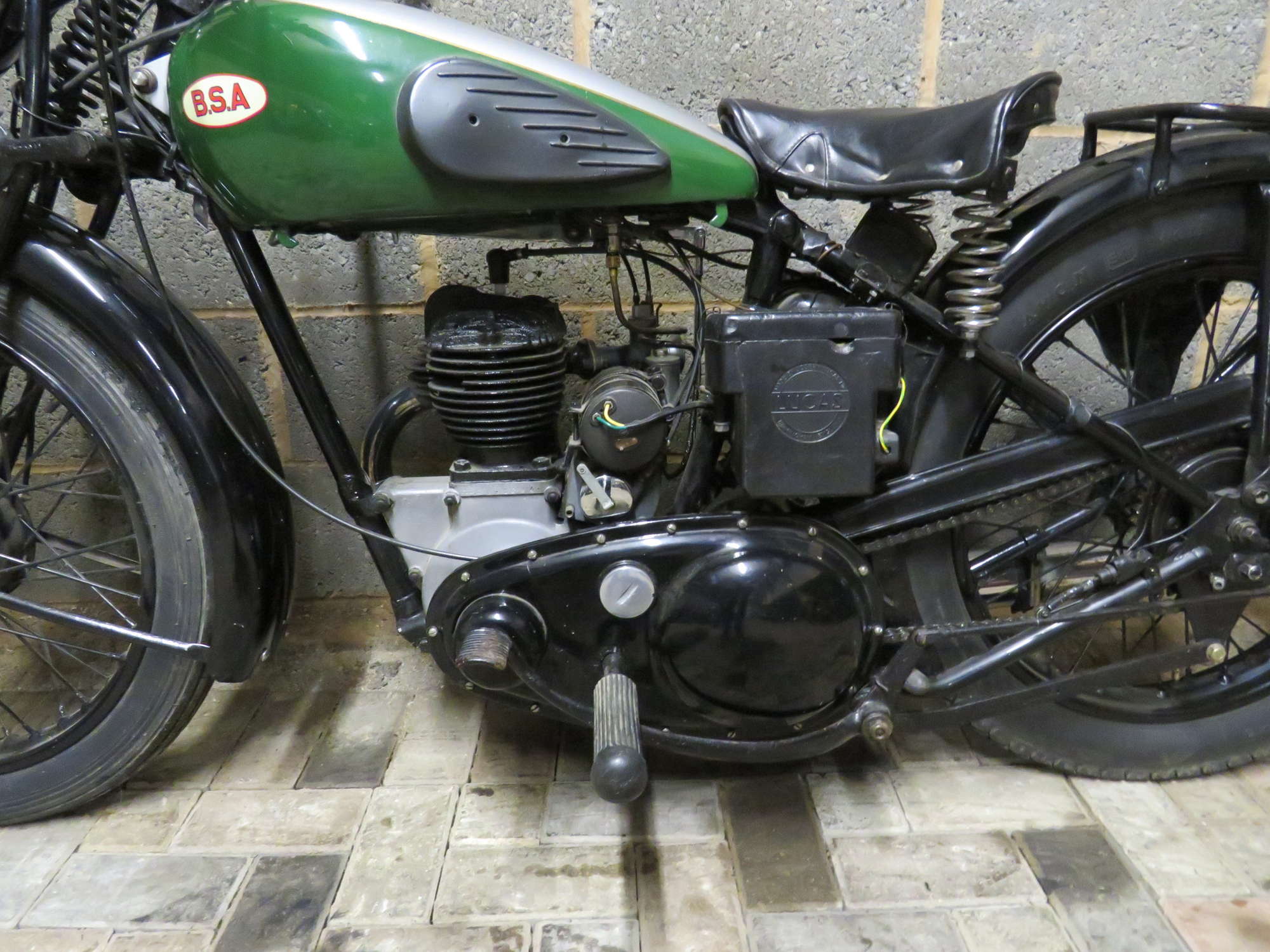 1937 BSA B20 SV 249cc-Sold