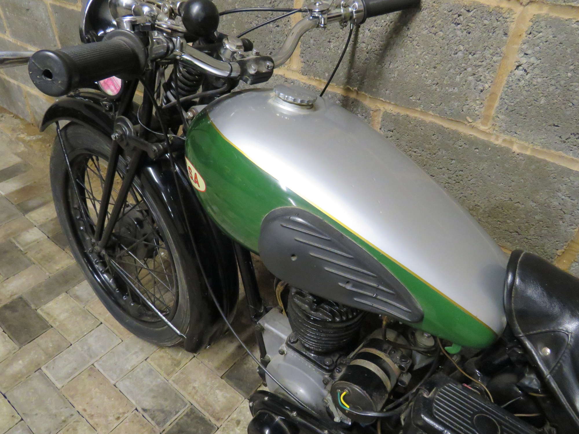 1937 BSA B20 SV 249cc-Sold