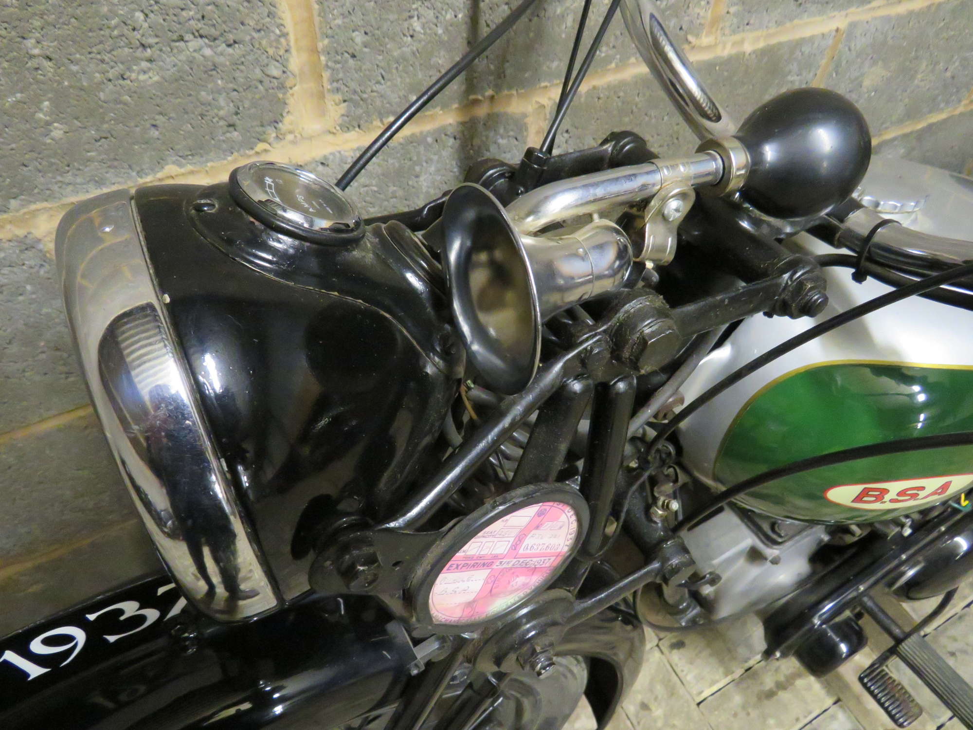 1937 BSA B20 SV 249cc-Sold