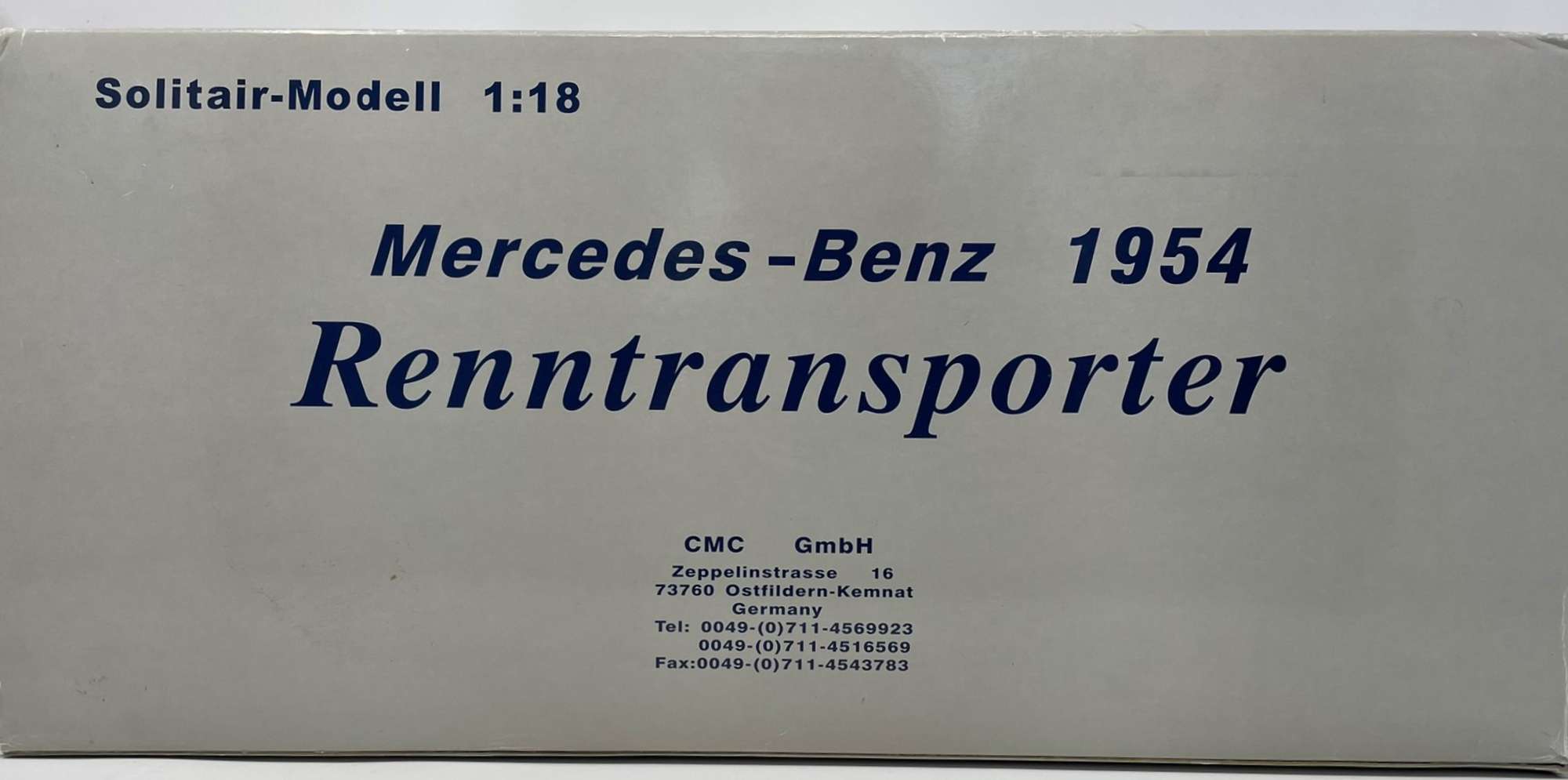 CMC 1954 Mercedes-Benz Renntransporter 1:18th Scale Model