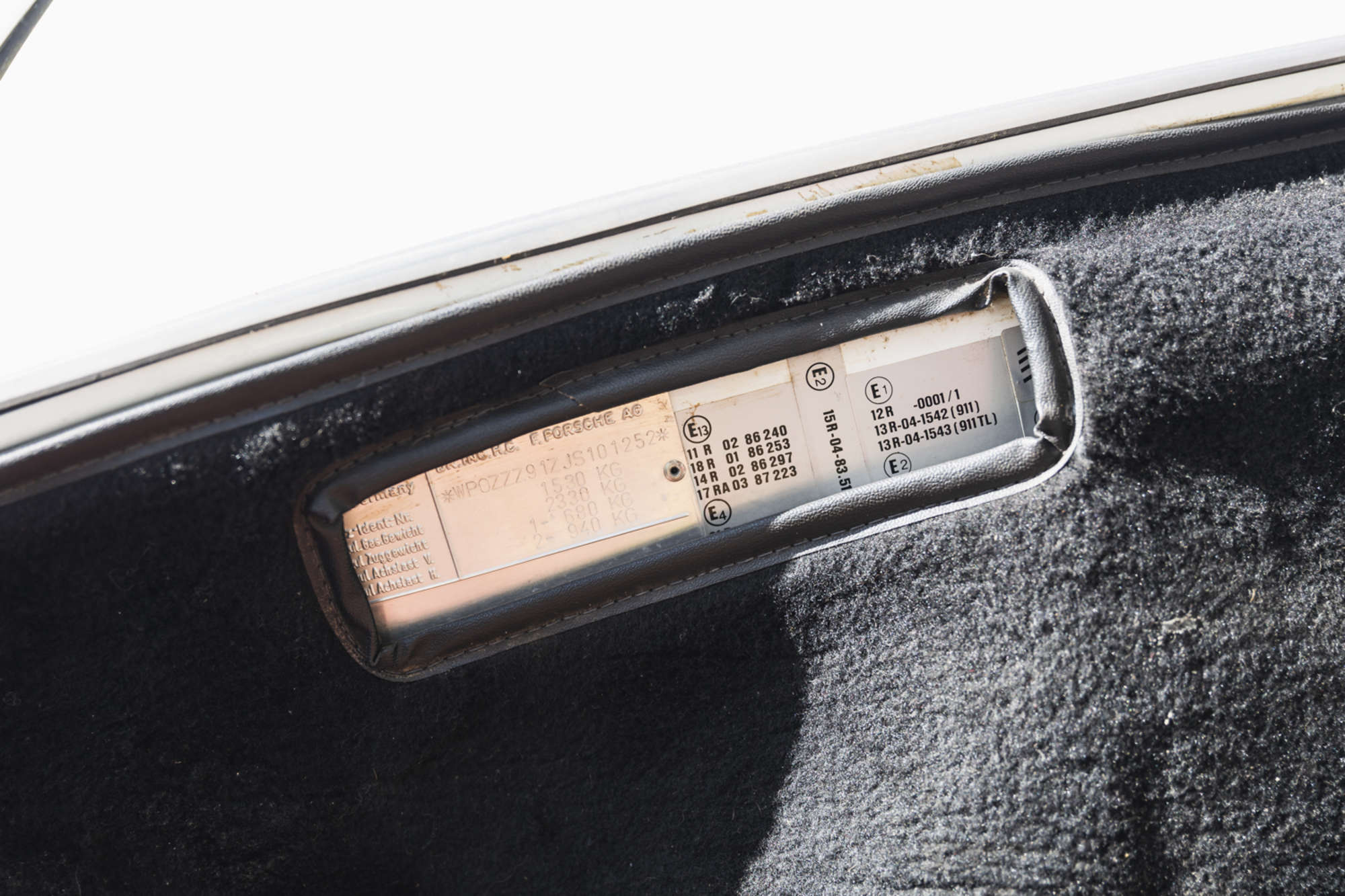 1988 Porsche 911 Carrera 3.2 Sport (G50)-Sold