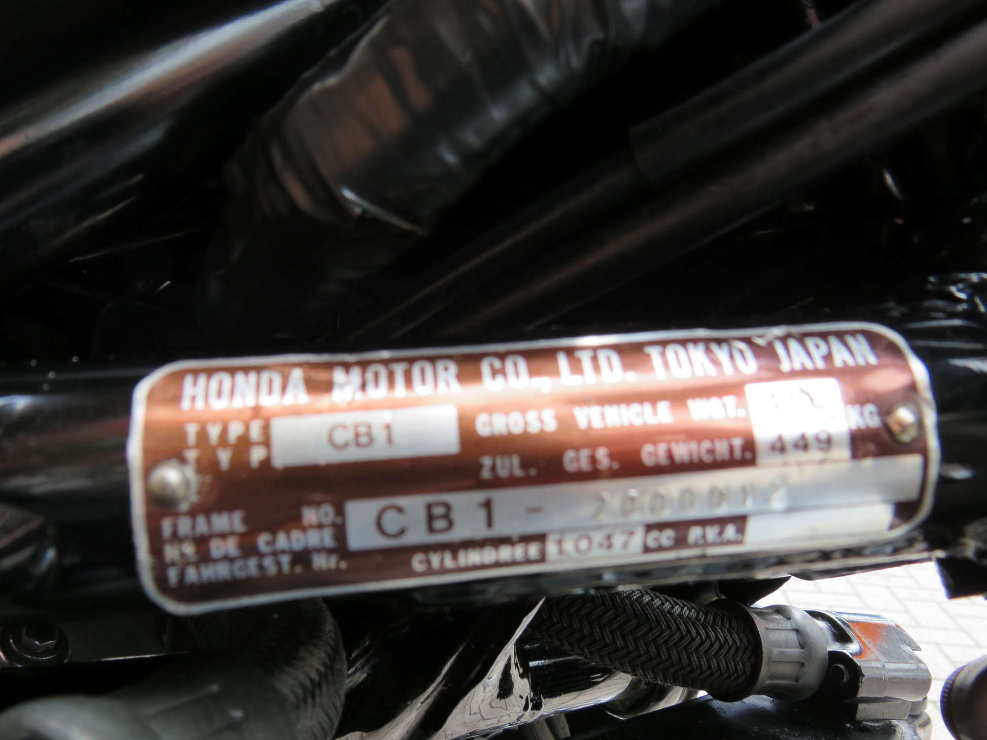 1977 Honda CBX1000 Pre-Production Prototype 1,000cc-For Sale