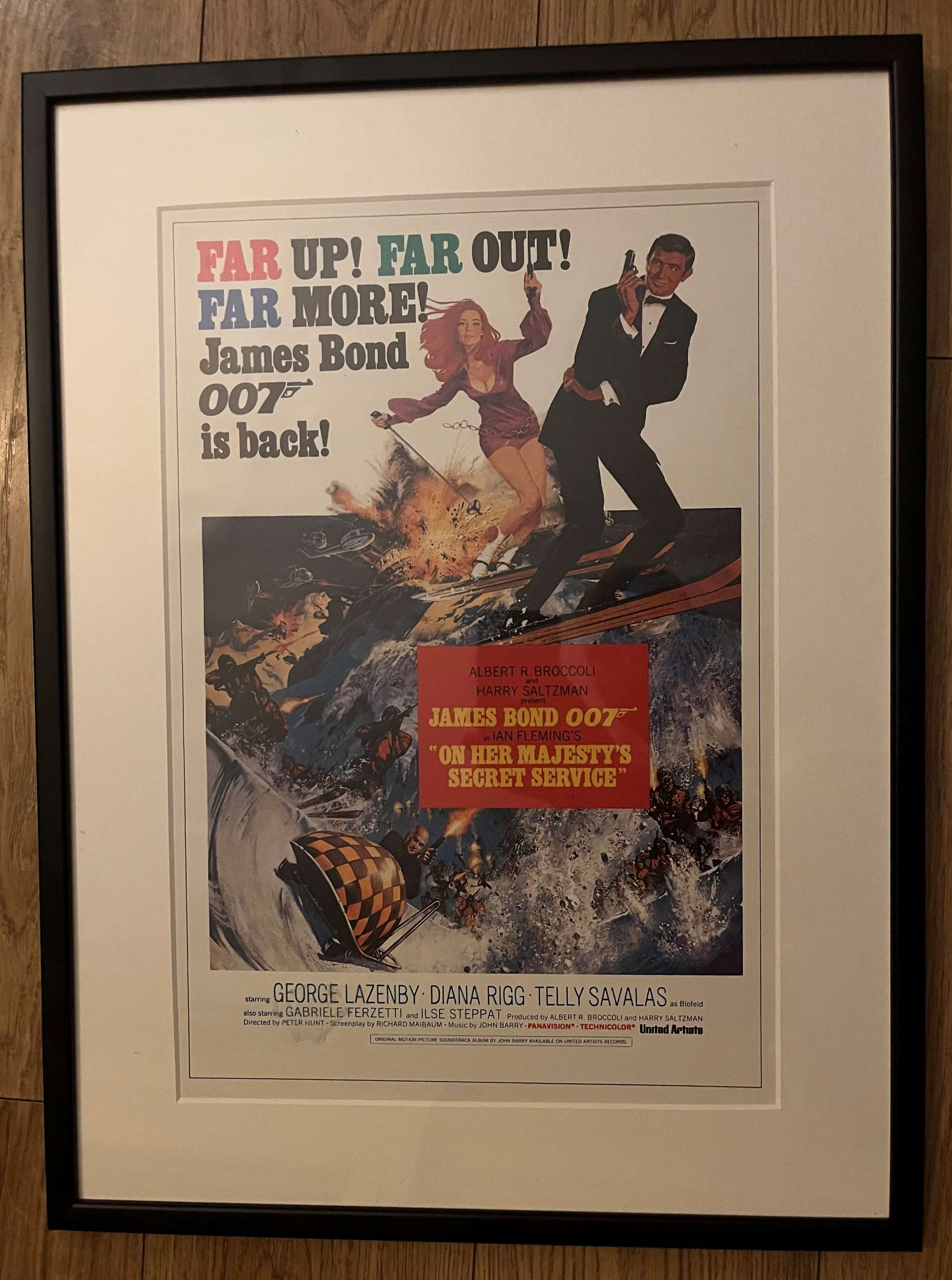 'On Her Majesty's Secret Service' Poster Offically Issued by EON Productions*