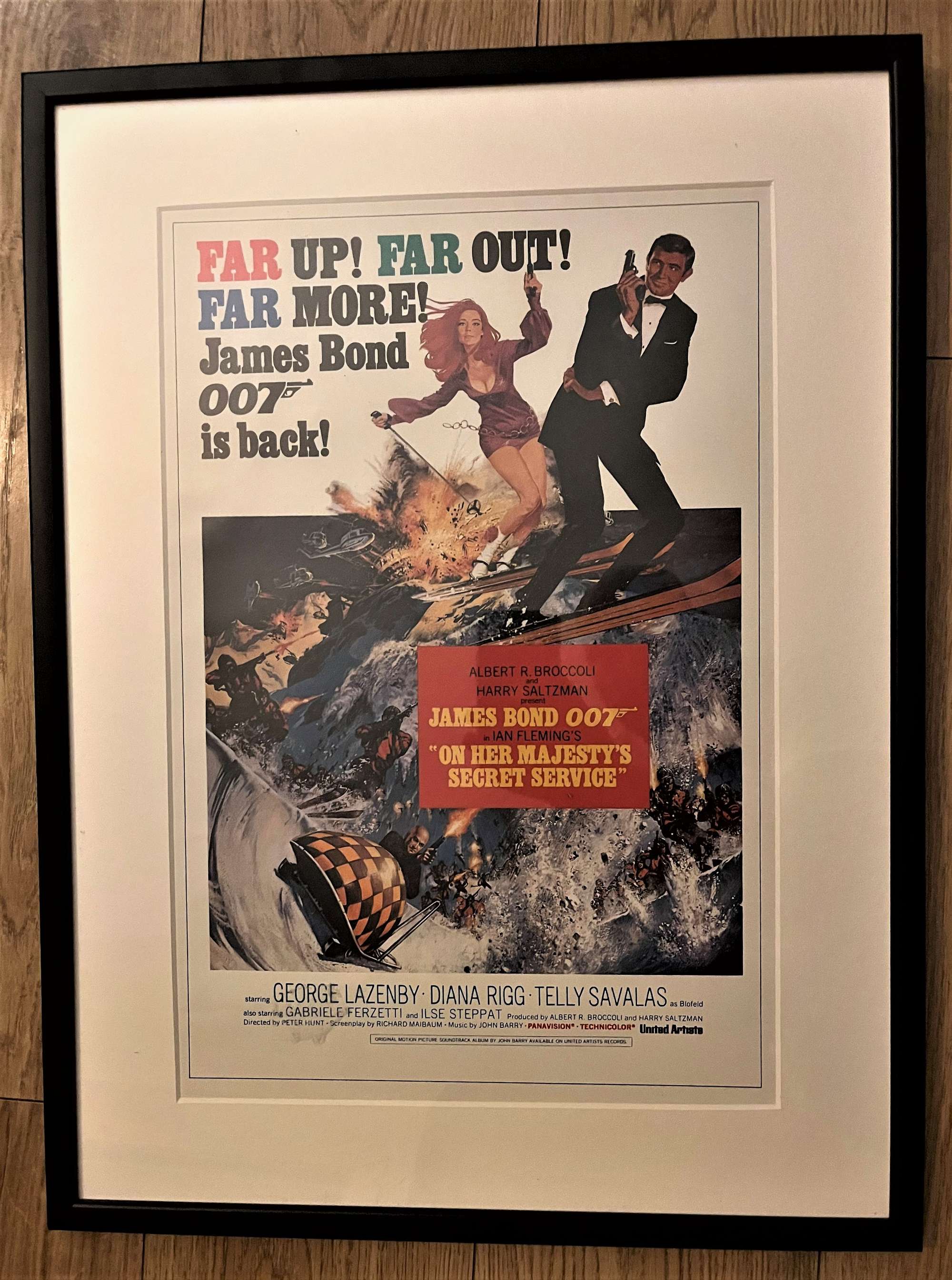 'On Her Majesty's Secret Service' Poster Offically Issued by EON Productions*